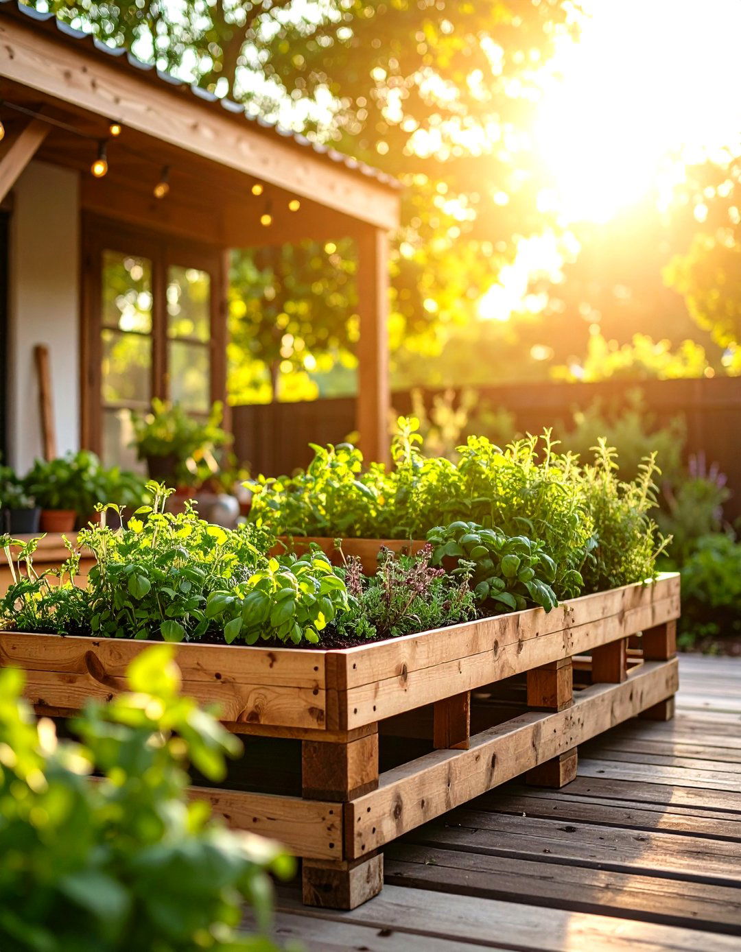 Kitchen Garden Convenience - 24 Pallet Garden Ideas