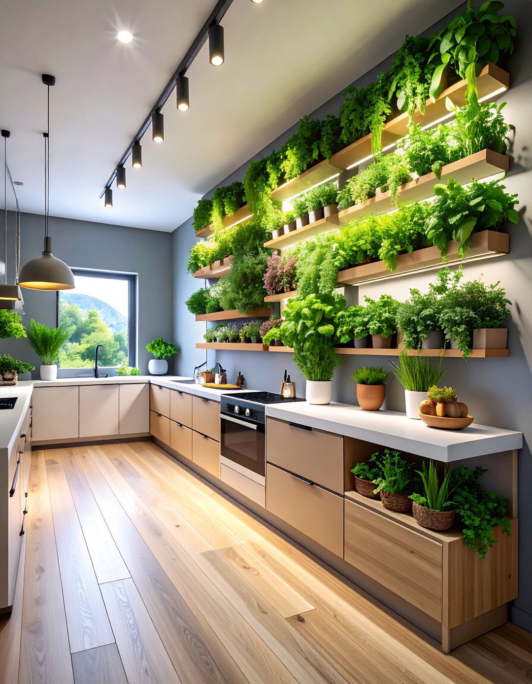 Kitchen Herb Wall Gardens - 24 Plant Room Ideas
