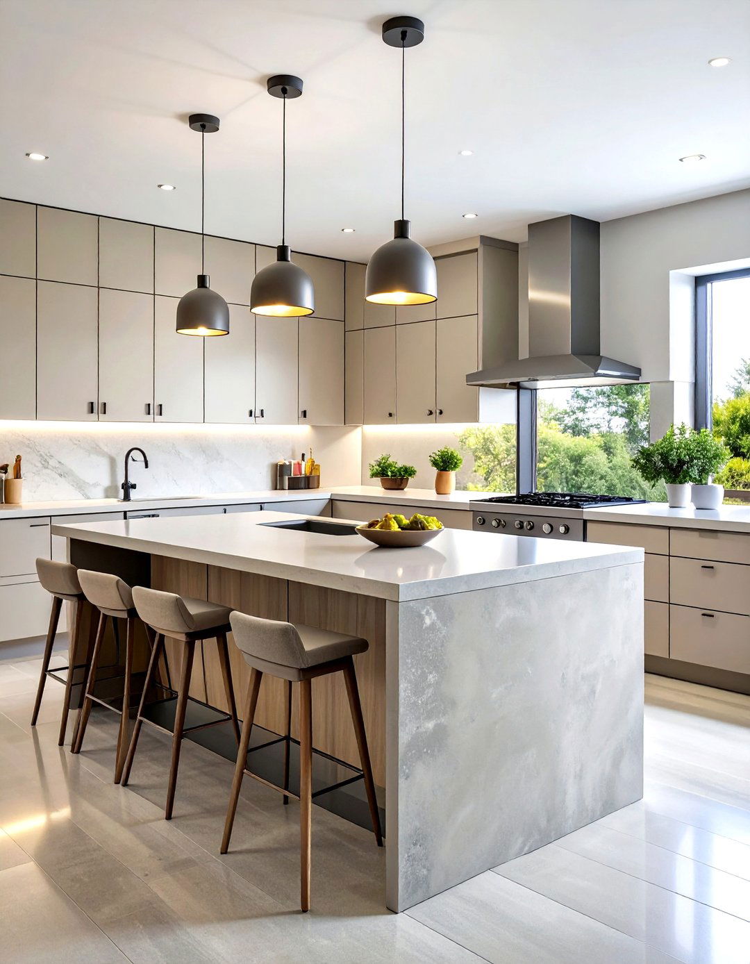 Kitchen Island Applications - 24 Microcement Kitchen Ideas