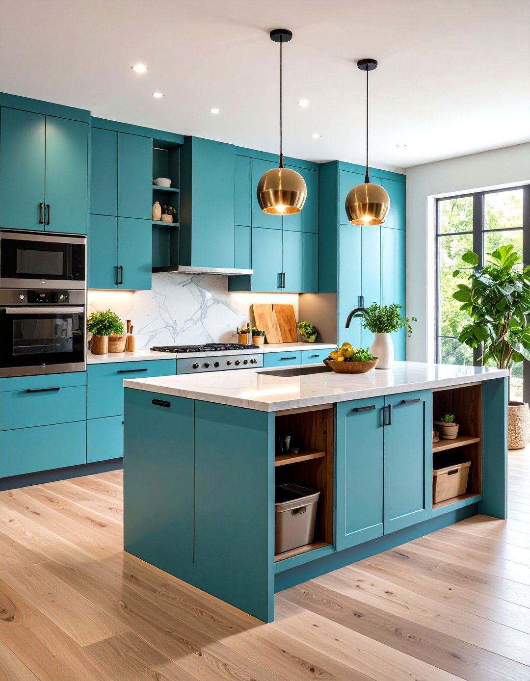 Kitchen Island Built In Storage - 24 Garbage Can Storage Ideas