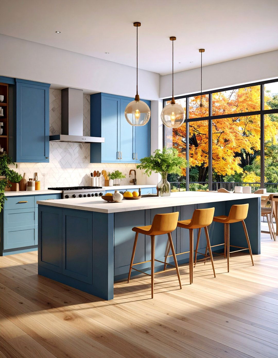 Kitchen Peninsula Design Features - 24 Kitchens Without Upper Cabinets