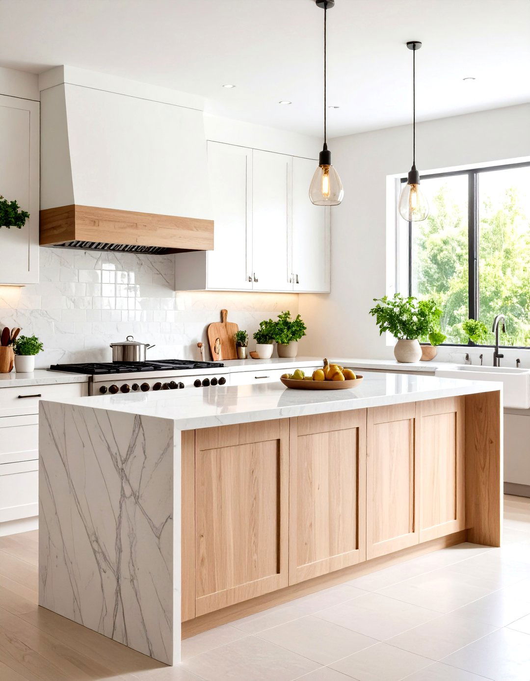 Kitchen Stone Backsplash Features - 24 Stone Wall Ideas