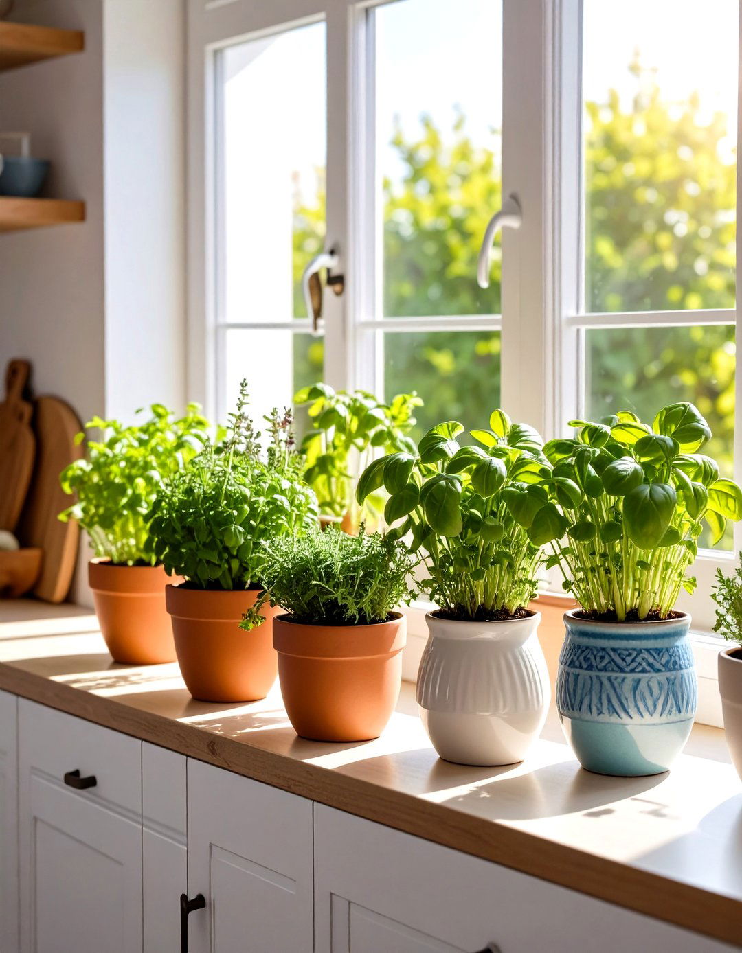 Kitchen Window Indoor Herb Garden - 24 Herb Garden Ideas