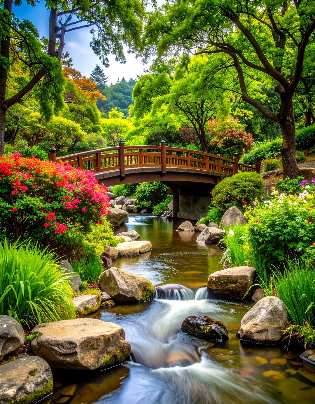 Korean Mountain Stream Garden - 24 Asian Landscaping Ideas