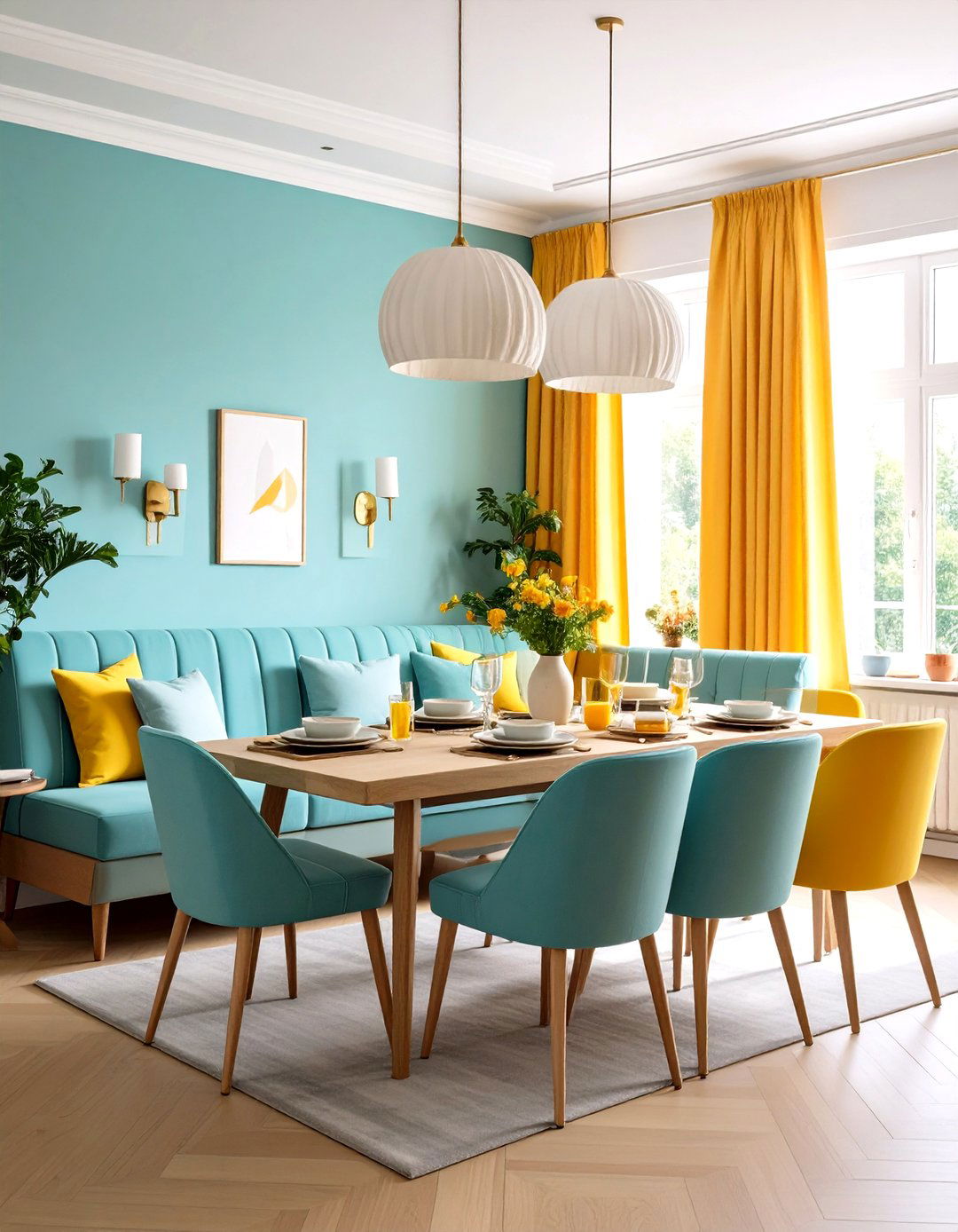 L Shaped Banquette Configuration - 24 Banquette Seating Ideas