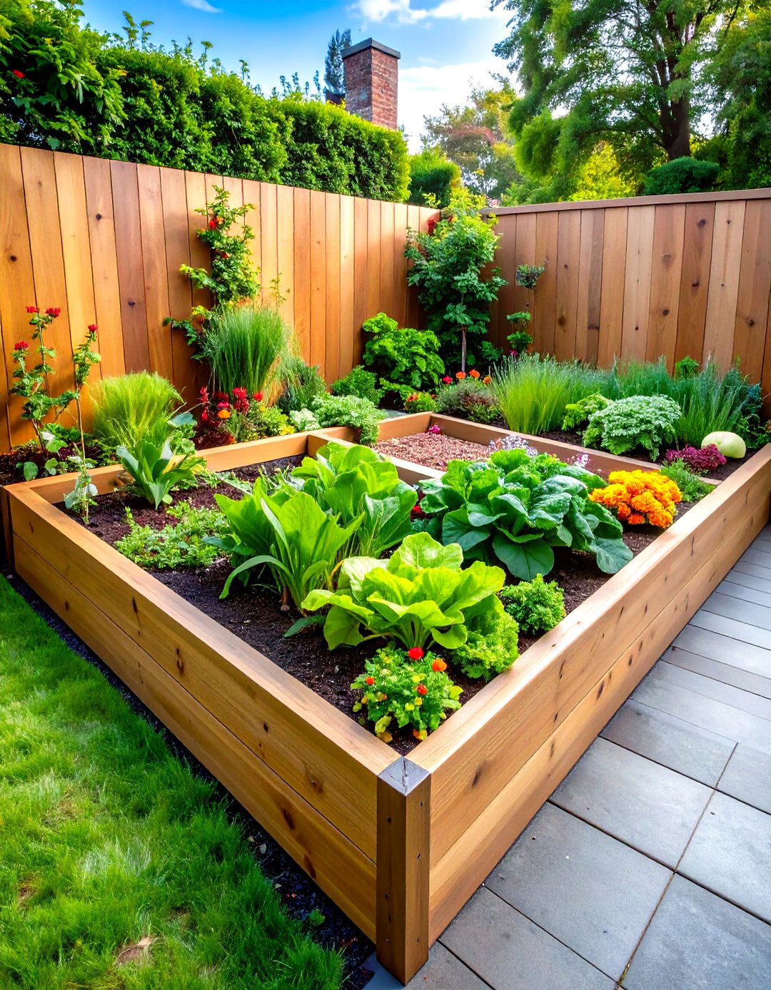 L Shaped Corner Garden Beds - 24 Raised Garden Bed Ideas