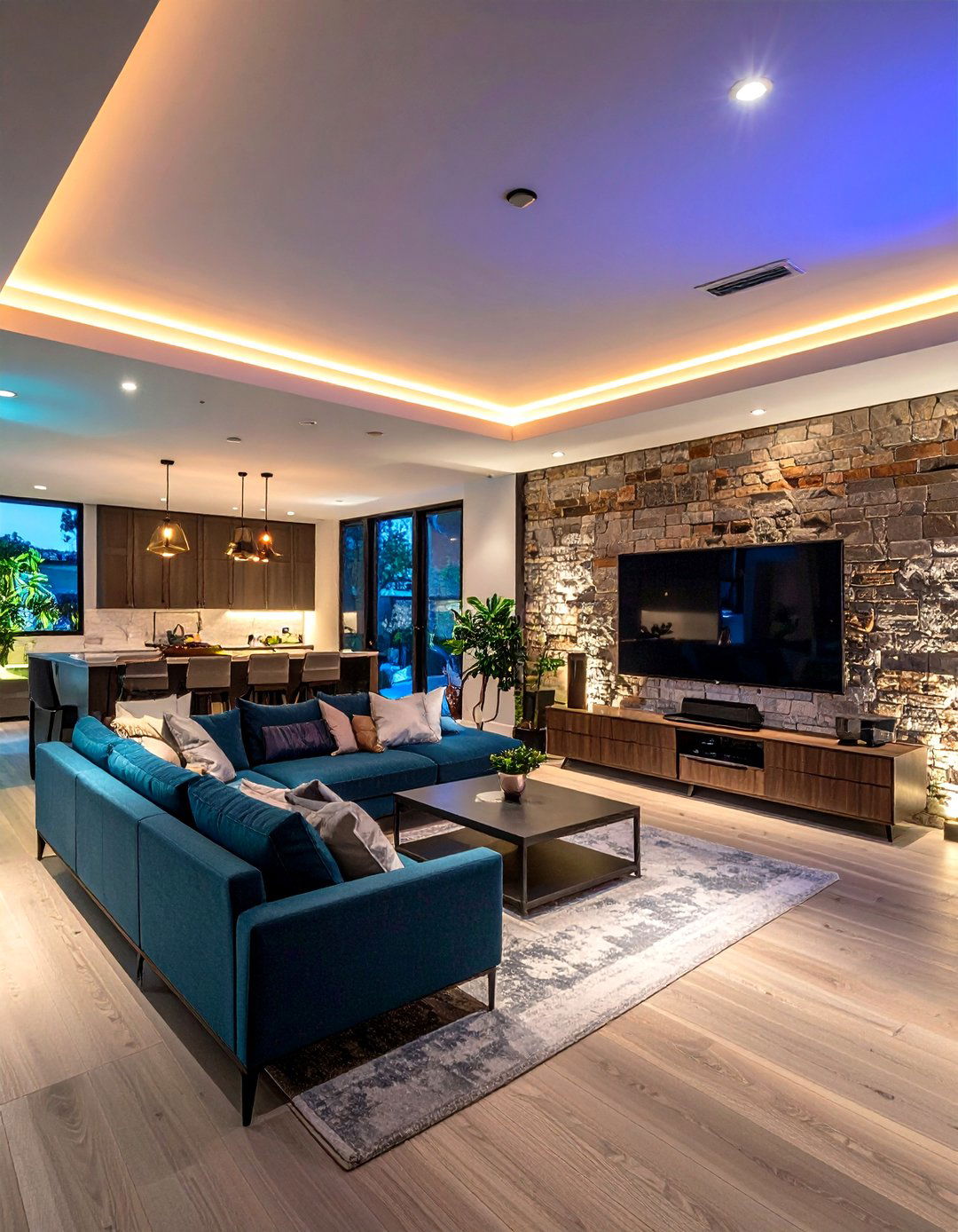 LED Backlighting Accent Systems - 24 Basement Wall Ideas
