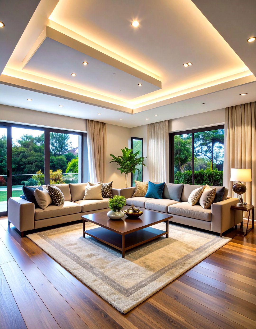 LED Cove Lighting Installation - 24 Living Room Lighting Ideas