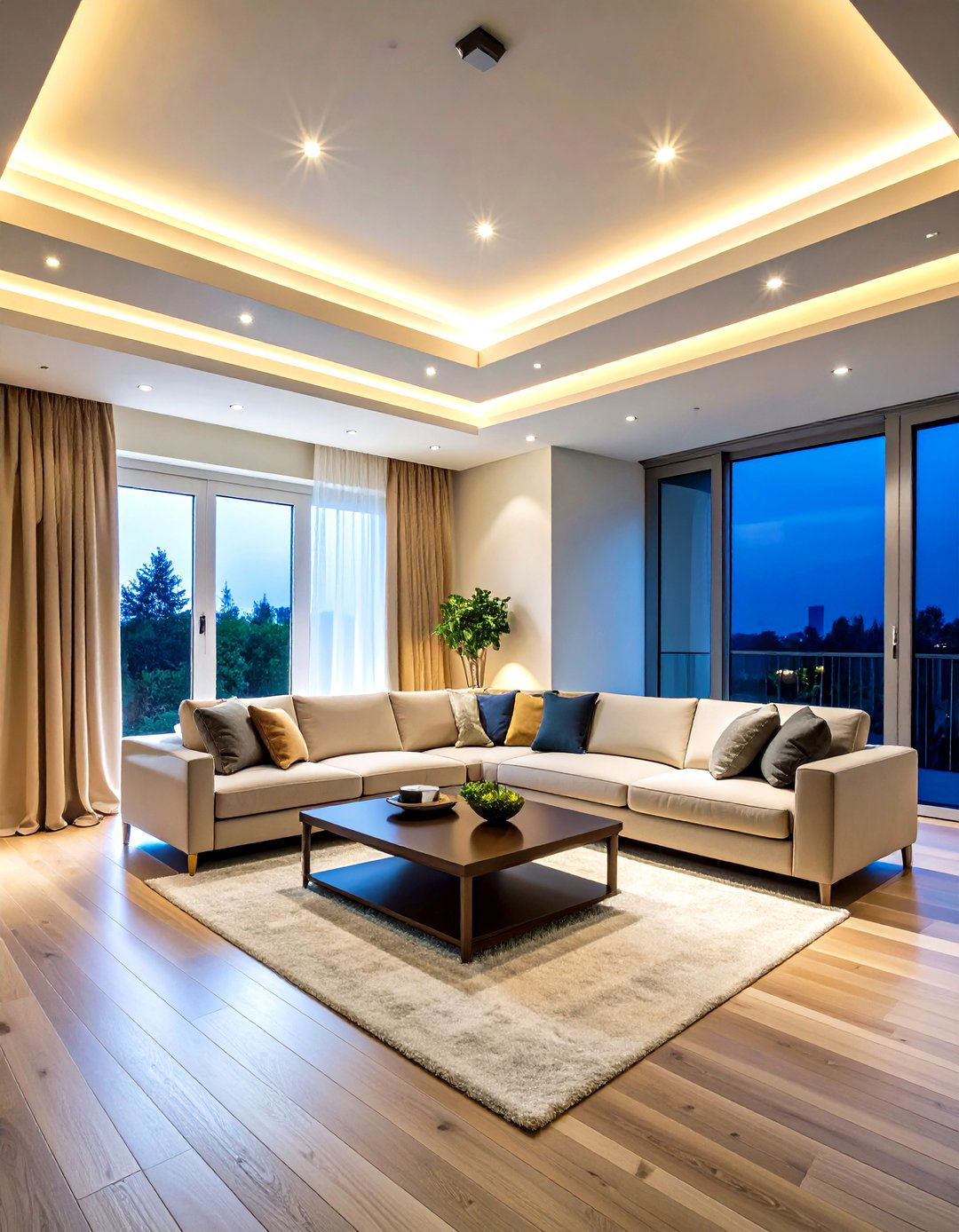 LED Integrated Crown Molding for Modern Illumination - 24 Wall Molding Ideas
