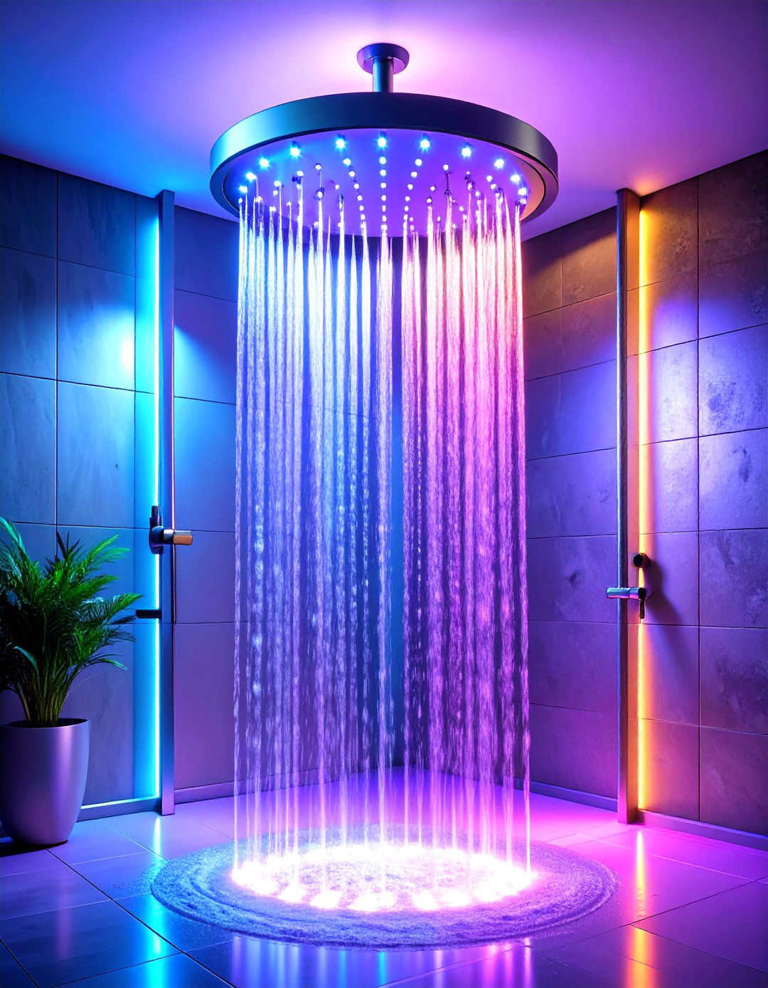 LED Integrated Shower Systems - 24 Luxury Shower Ideas