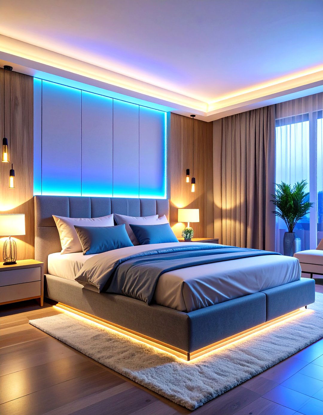 LED Strip Ambient Lighting - 24 Hypebeast Room Decor Ideas