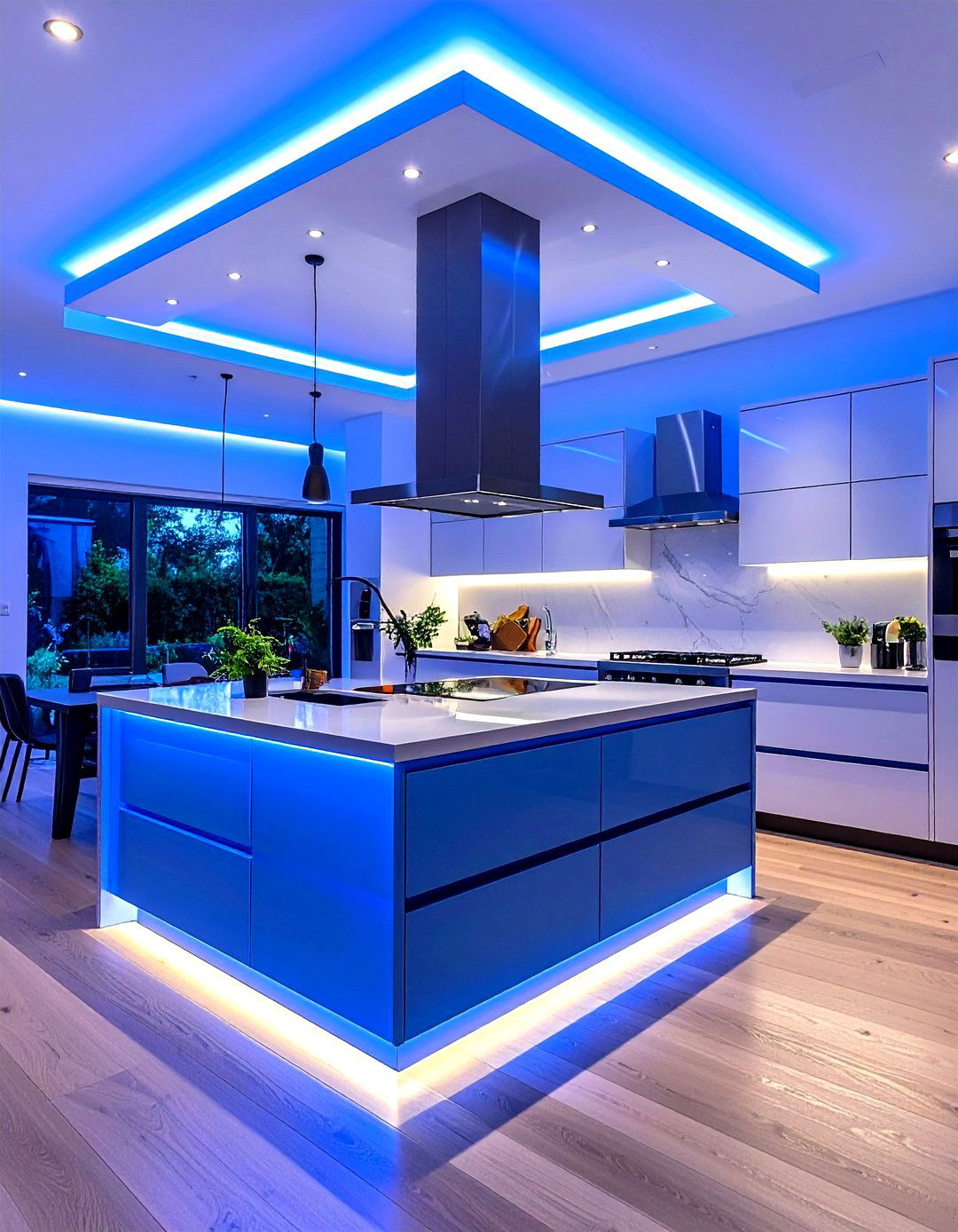 LED Strip Lighting Integration - 24 Ceiling Trim Ideas