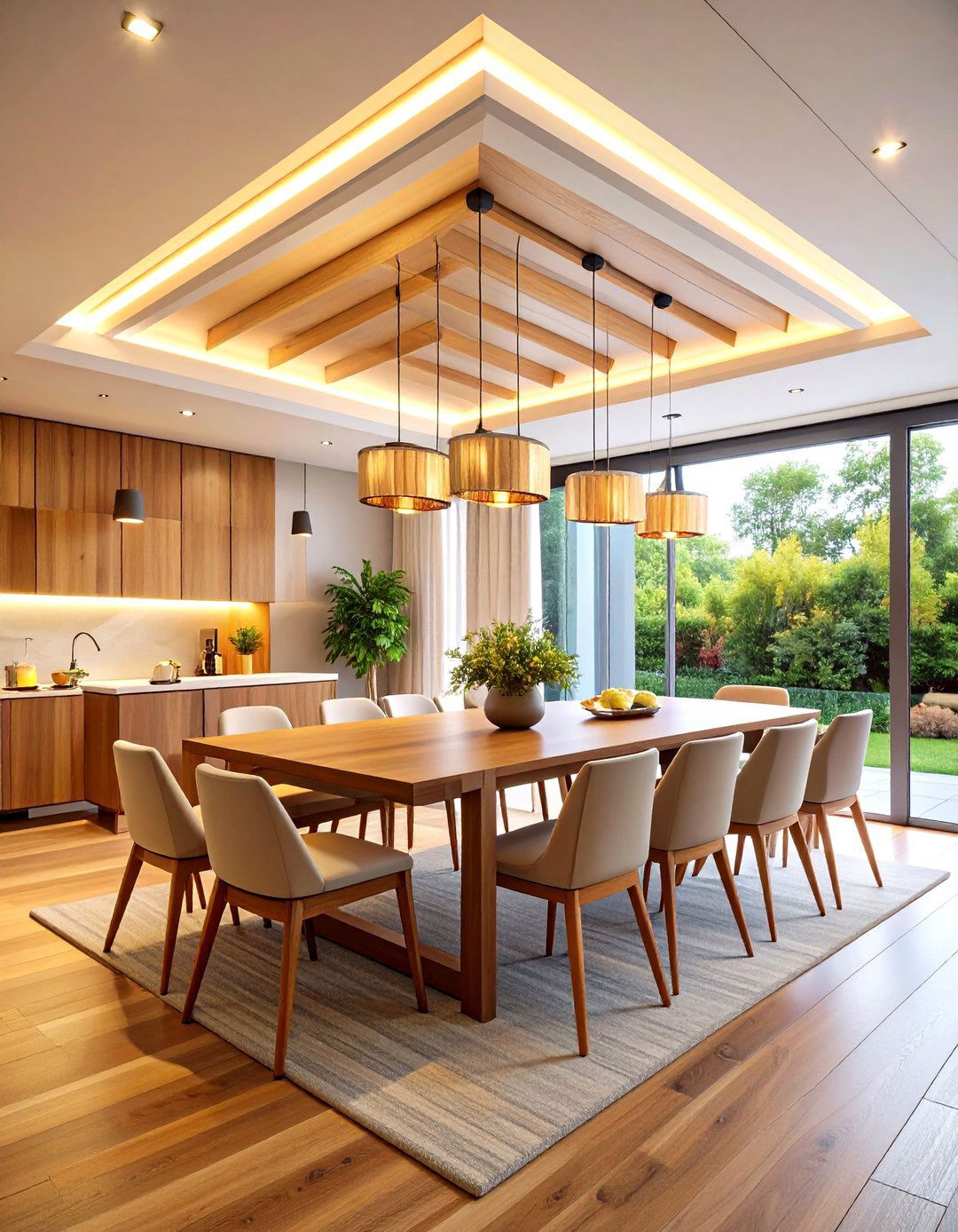 LED Strip Lighting Integration - 24 Accent Ceiling Ideas