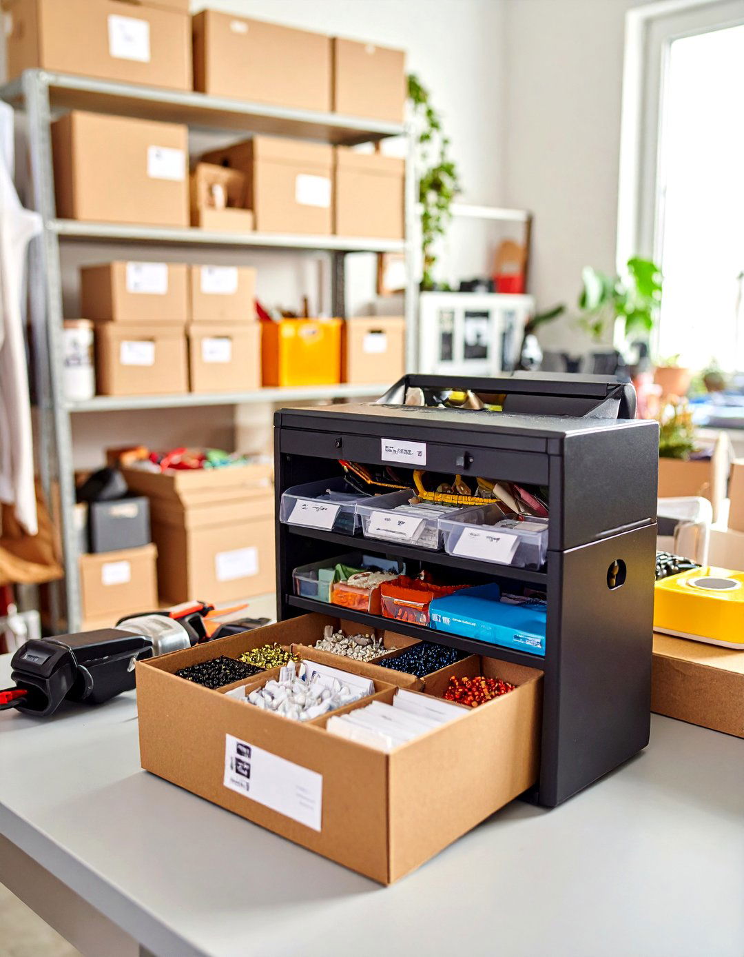Label and Identification Systems - 24 Craft Room Organization Ideas