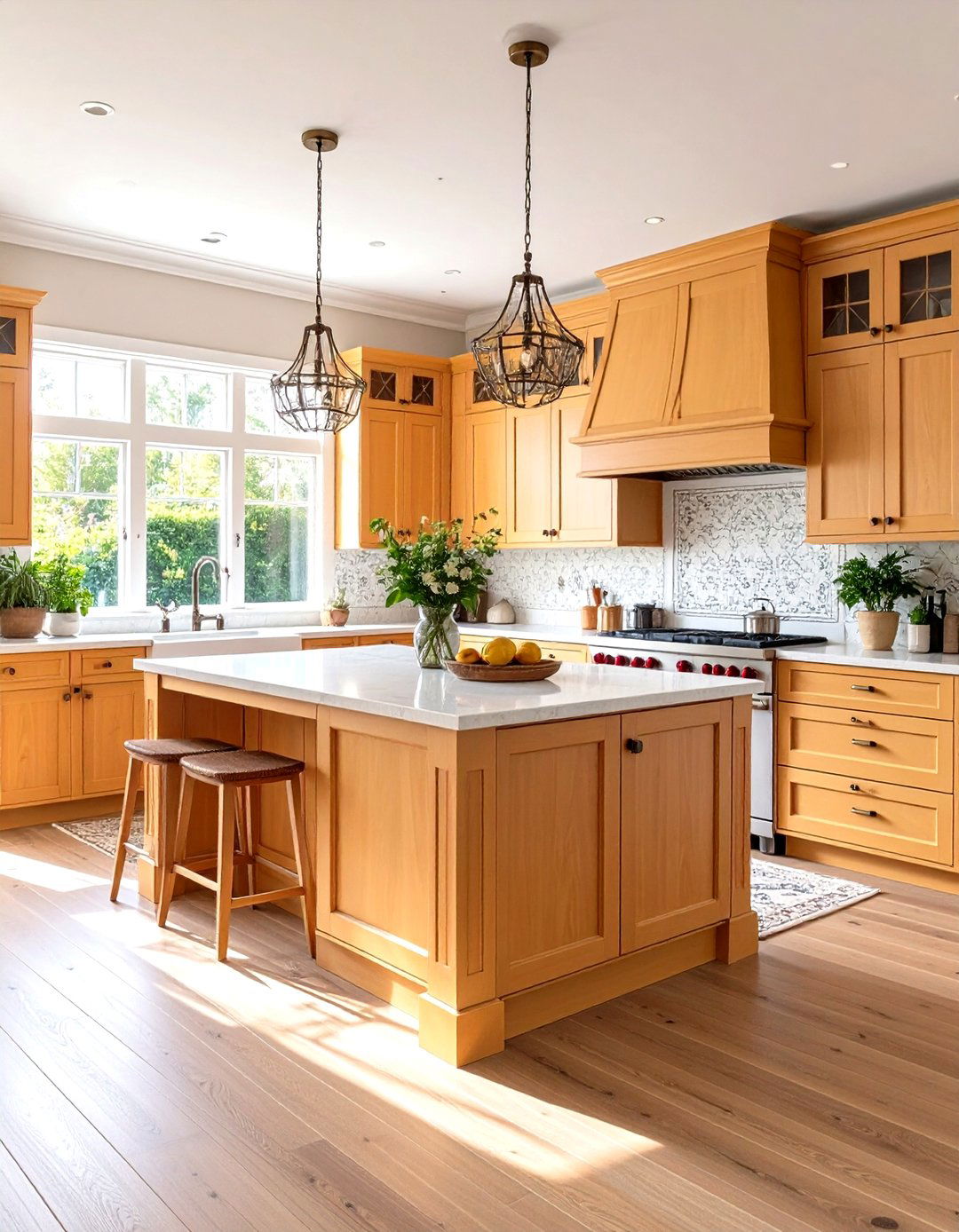 Lacewood Kitchen Peninsula Surfaces - 24 Wood Countertop Ideas
