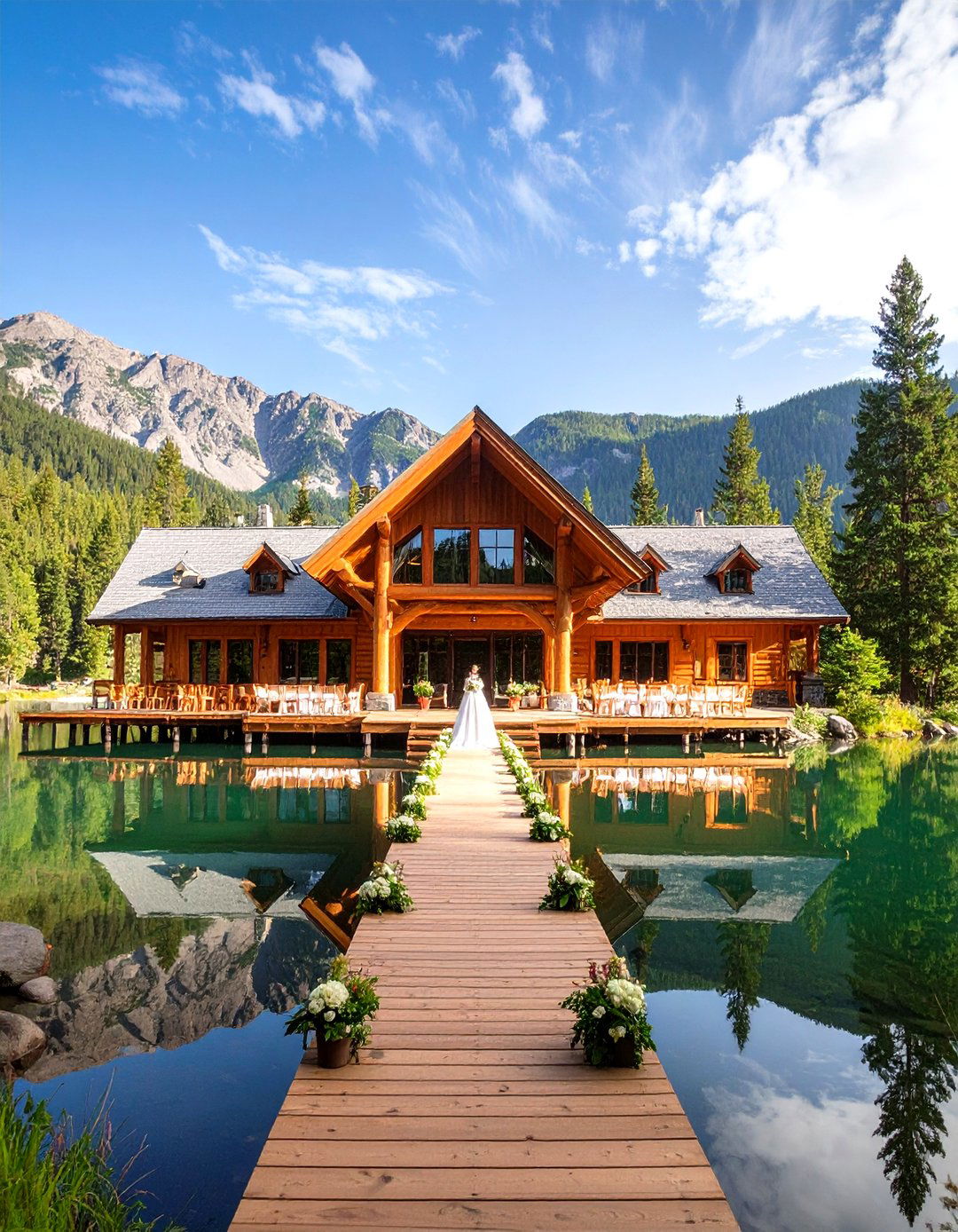 Lakeside Lodge Tranquility - 24 Destination Wedding Ideas