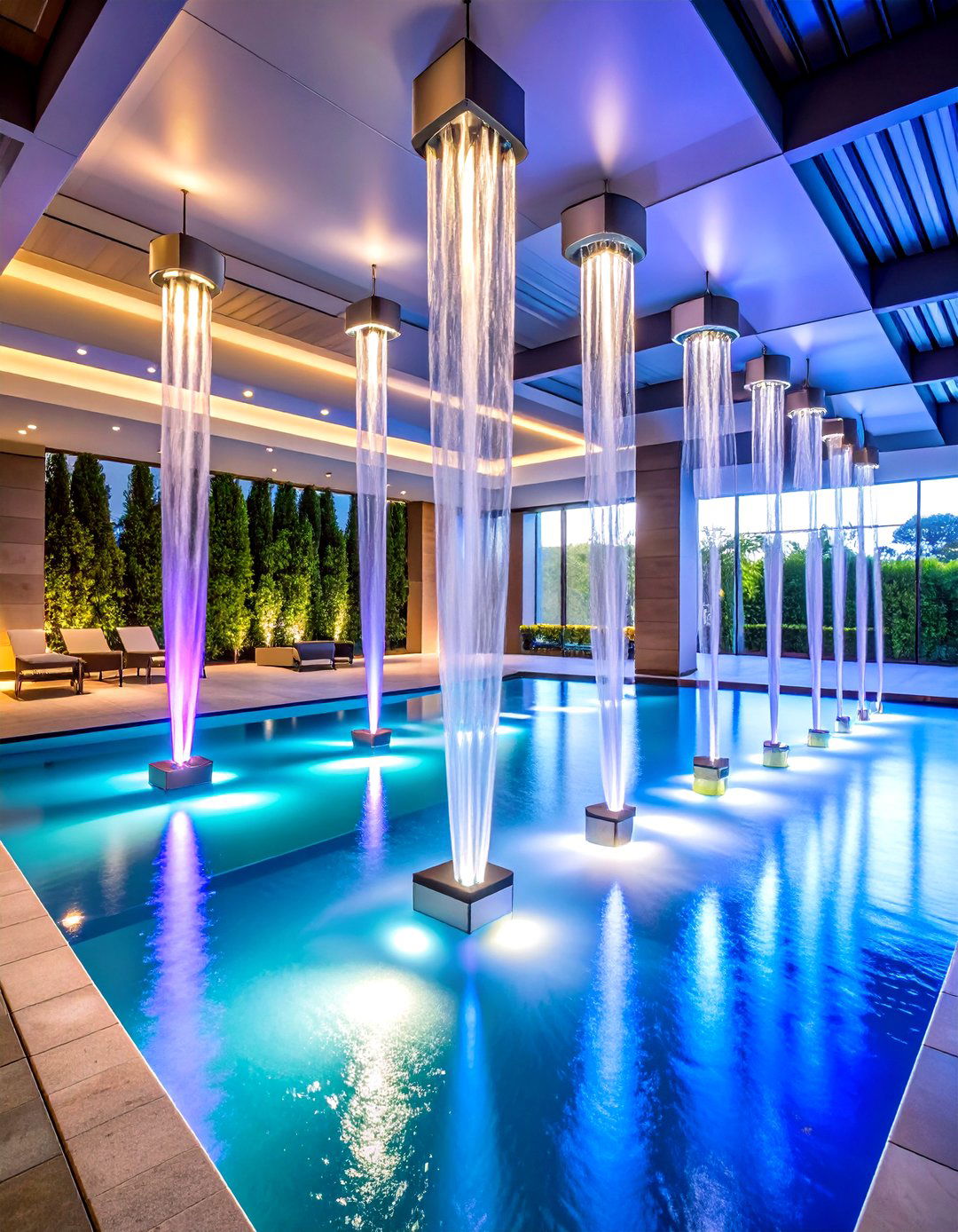 Laminar Jet Water Streams - 24 Small Pool Waterfall Ideas
