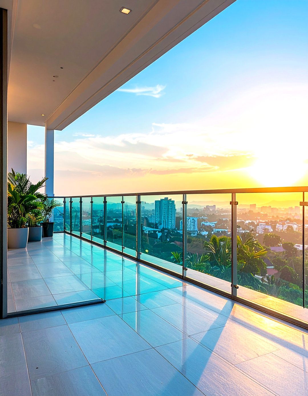 Laminated Safety Glass Balcony - 24 Glass Balcony Design Ideas
