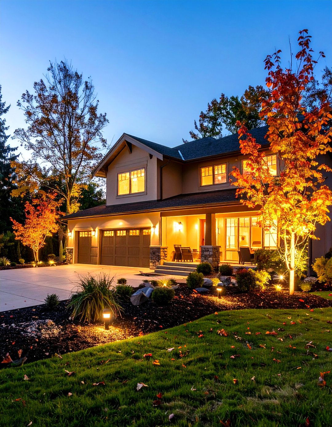 Landscape Uplighting for Tree and Garden Features - 24 Outdoor Lighting Ideas