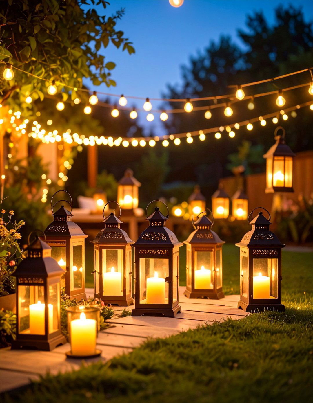 Lantern and Fairy Light Collections - 24 Wedding Centerpiece Ideas