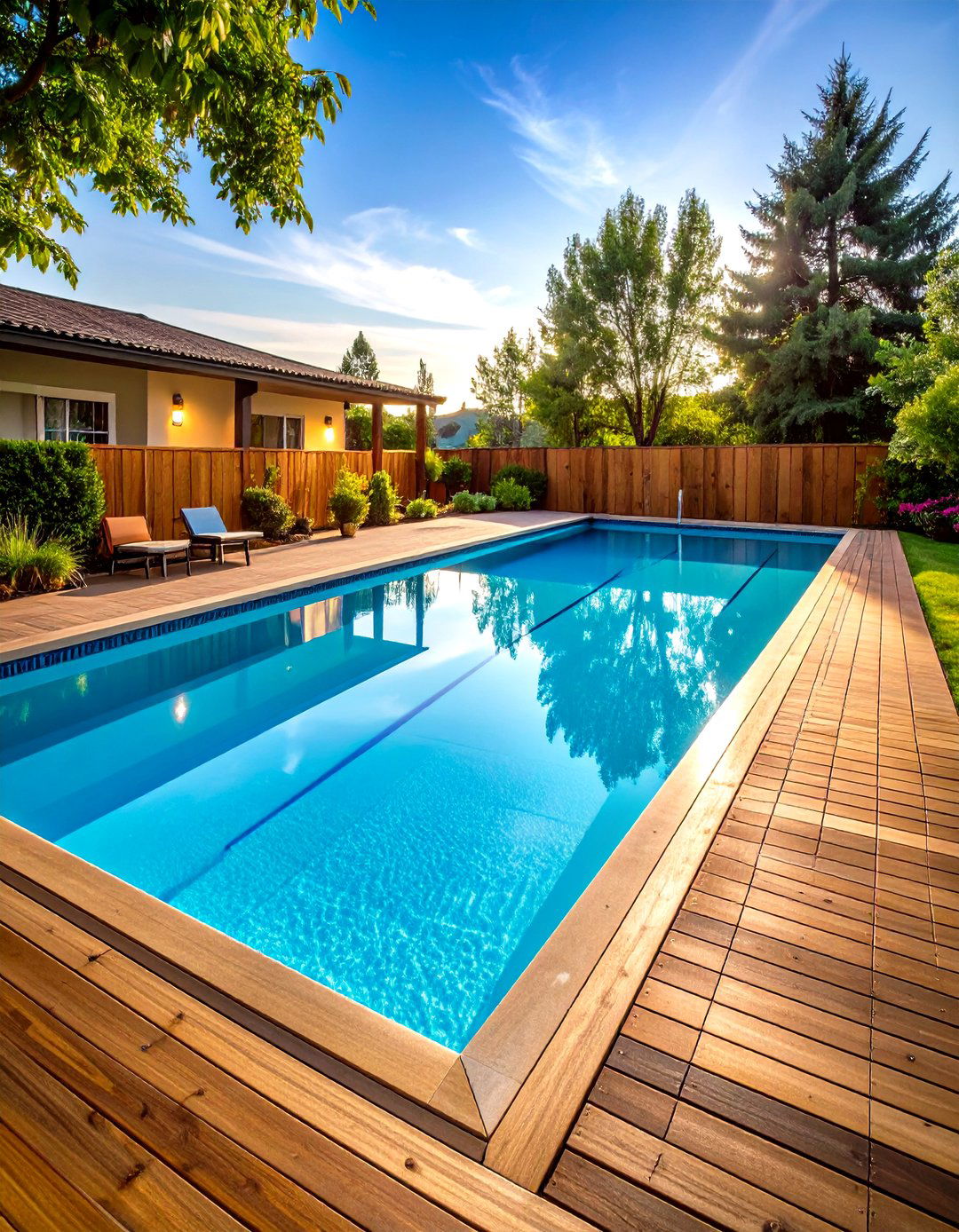 Lap Swimming Pool for Fitness and Training - 24 Swimming Pool Ideas