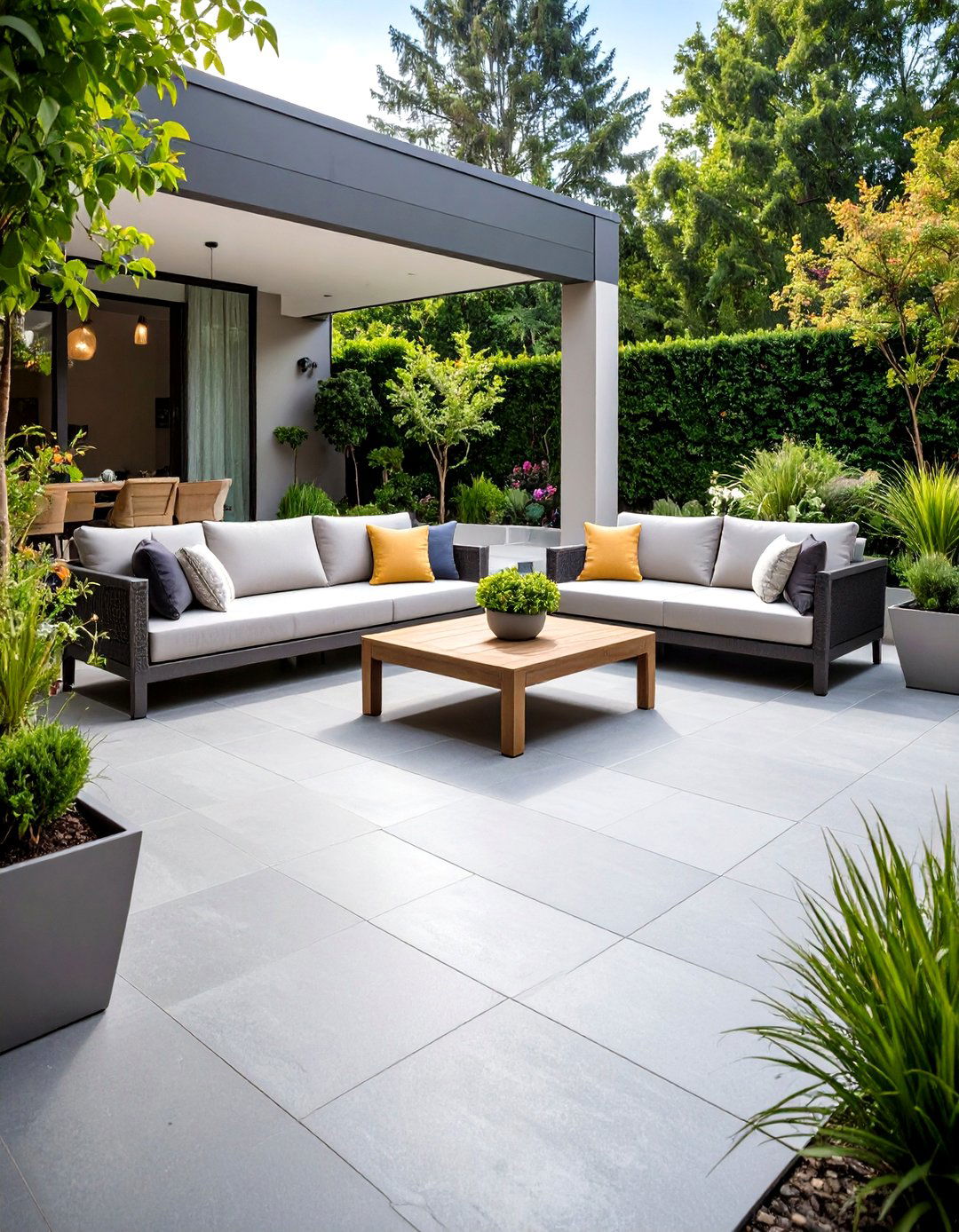 Large Format Porcelain Tiles - 24 patio tile ideas