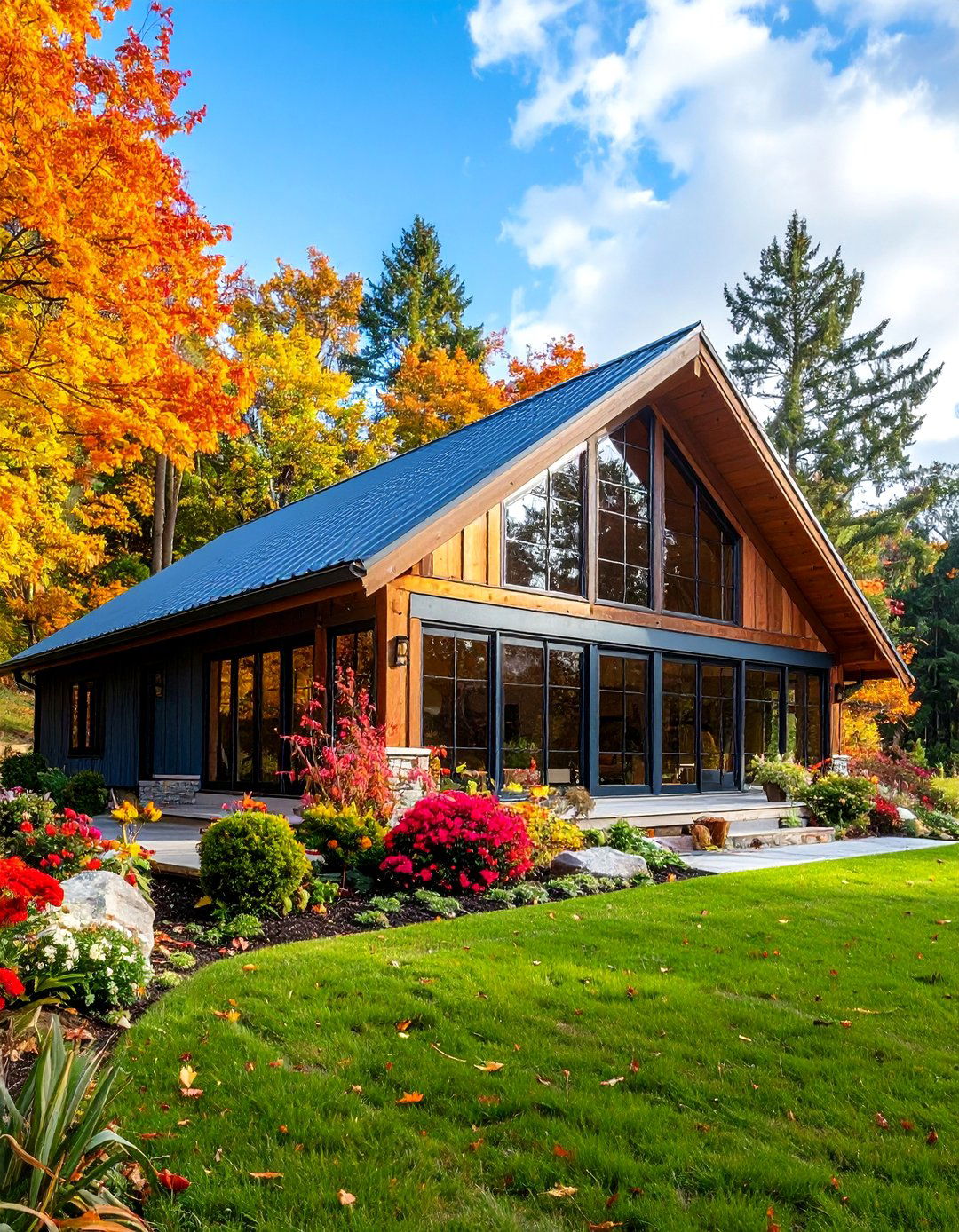 Large Picture Window Integration - 24 Barndominium Exterior Ideas