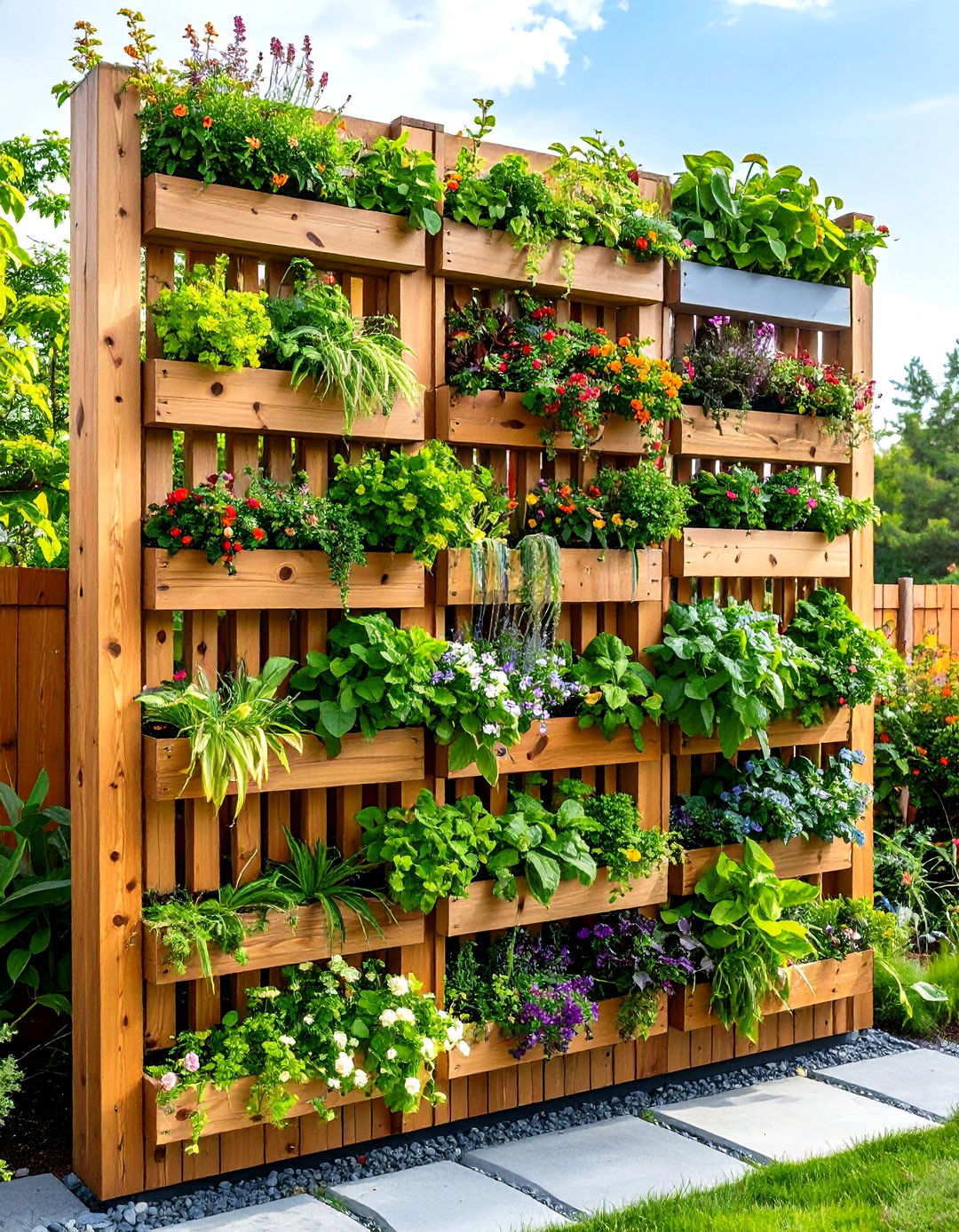Lattice Vertical Garden System - 24 Lattice Fence Ideas