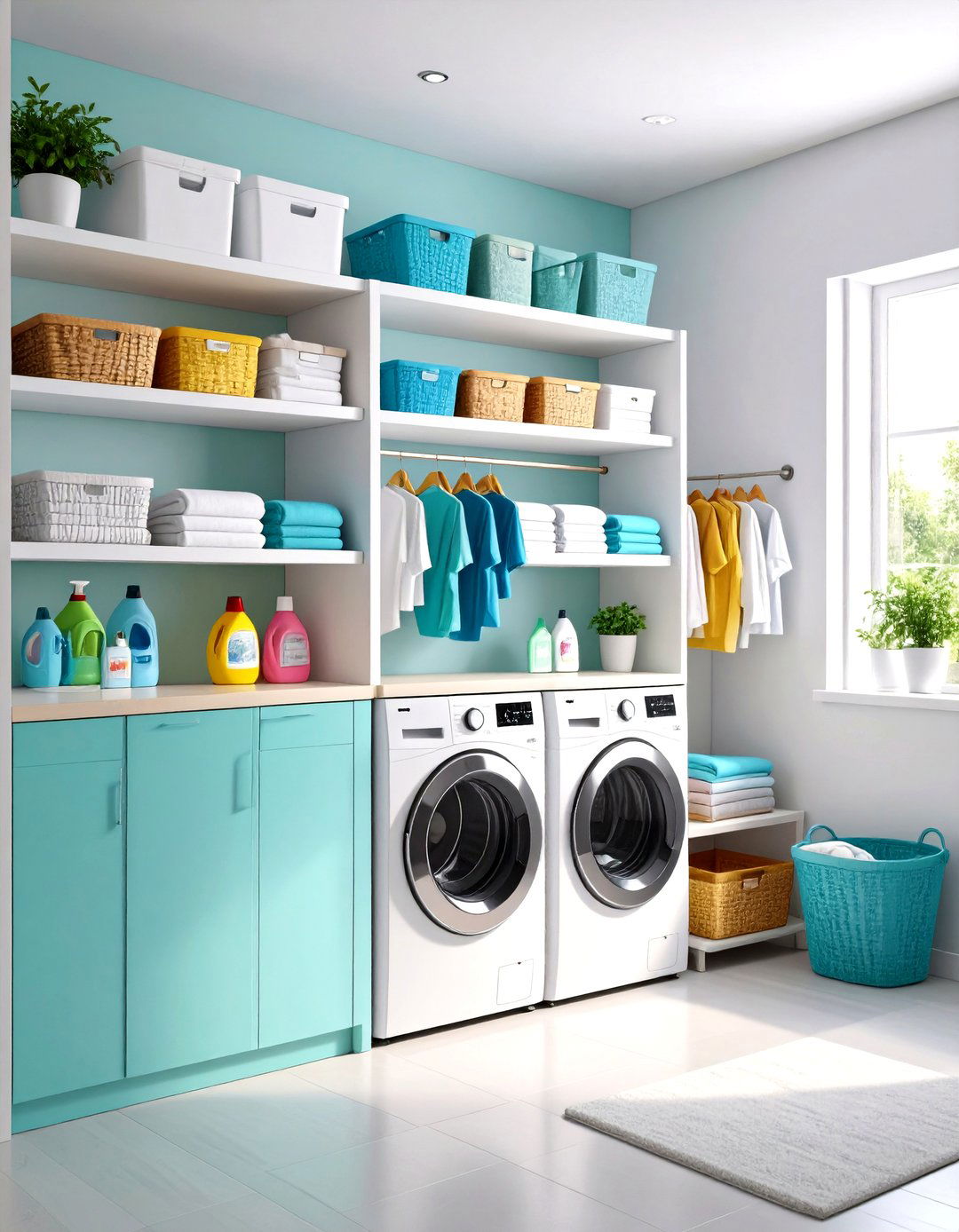 Laundry Room Shelving - 24 Storage Ideas