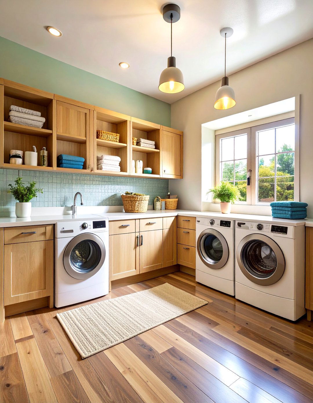 Laundry Room Utility Center - 24 Under Stair Storage Ideas