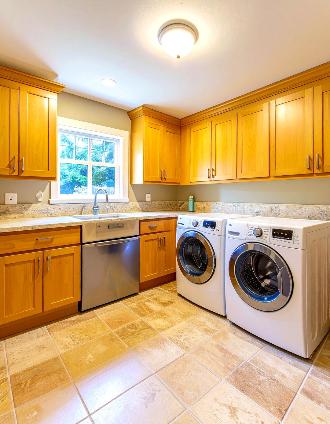Laundry and Utility Organization Center - 24 basement decorating ideas