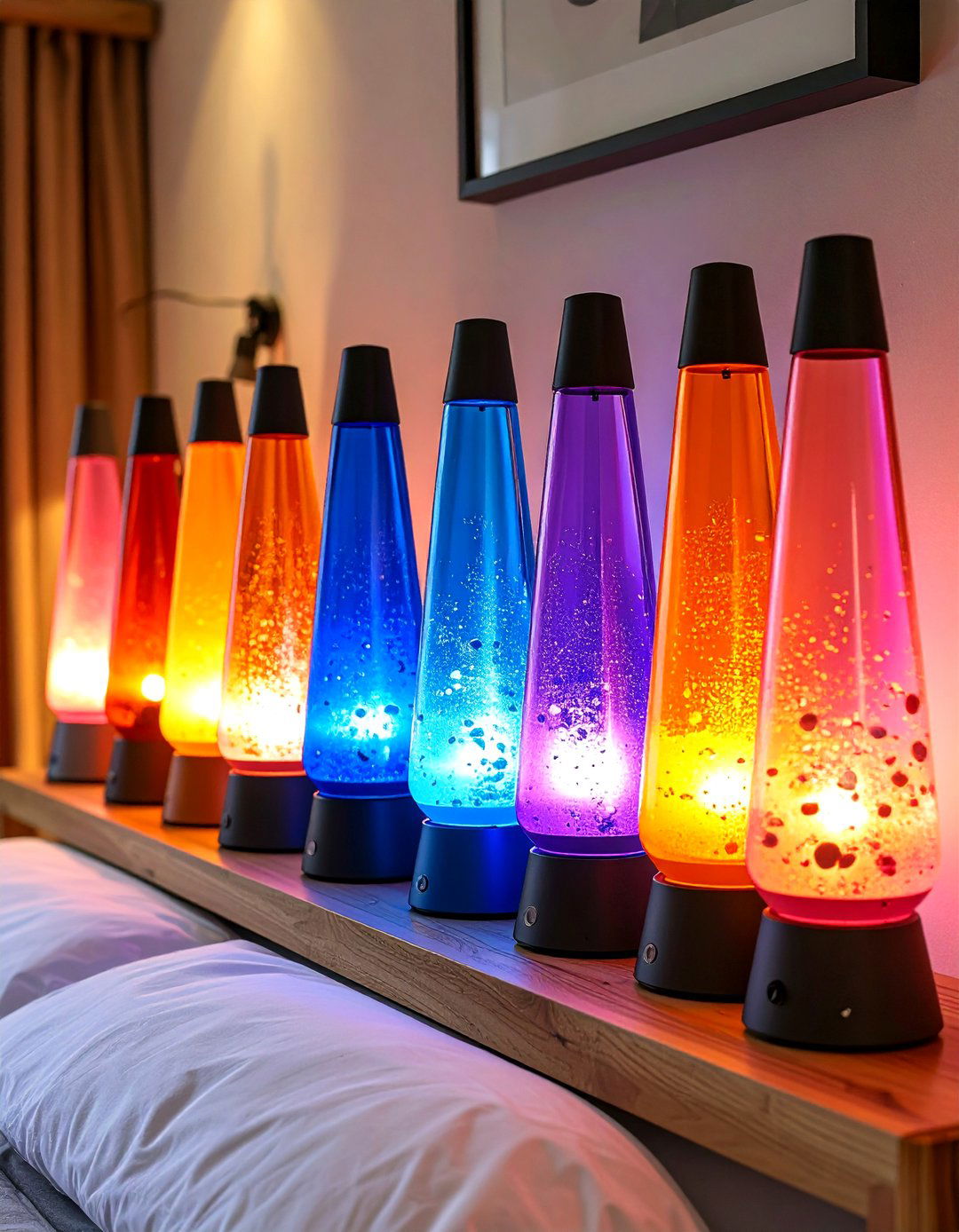 Lava Lamp Ambient Lighting - 24 90s Bedroom Decor Ideas