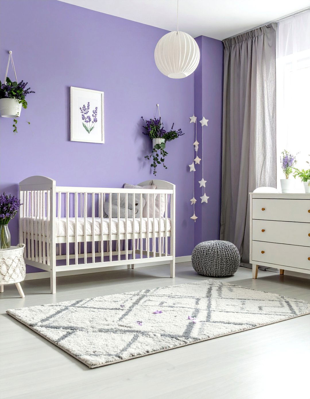 Lavender Dream Sanctuary - 24 Nursery Color Ideas