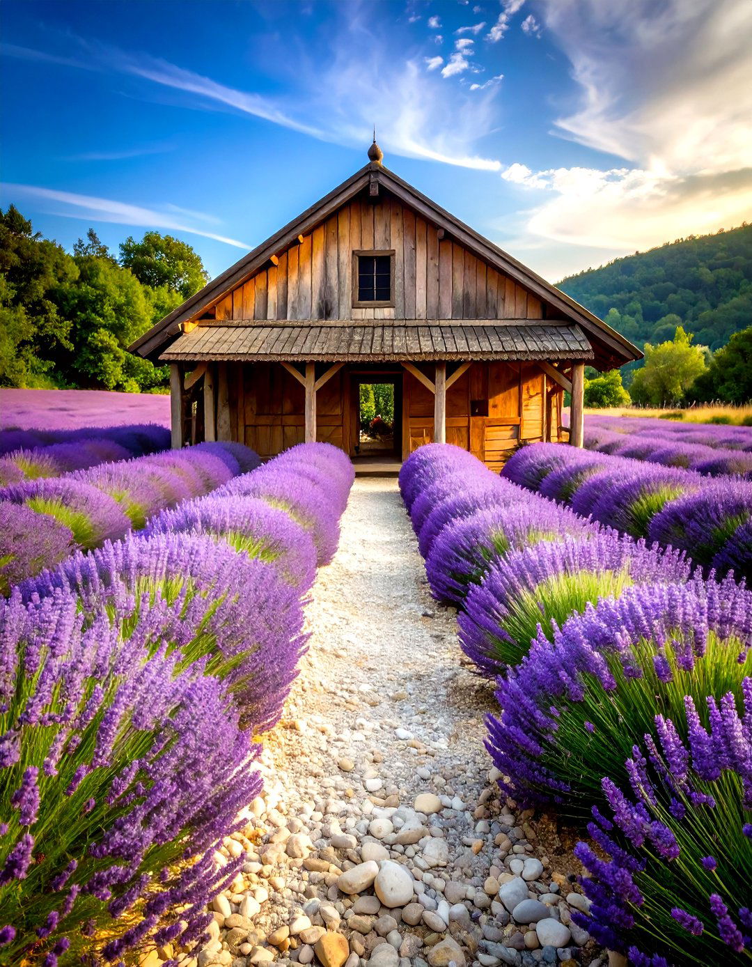Lavender Field Sanctuary - 24 Greek Garden Ideas