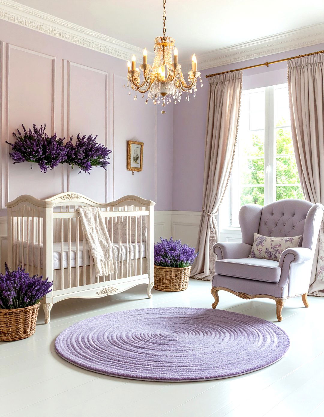 Lavender Fields Provence Inspired - 24 Baby Girl Nursery Ideas