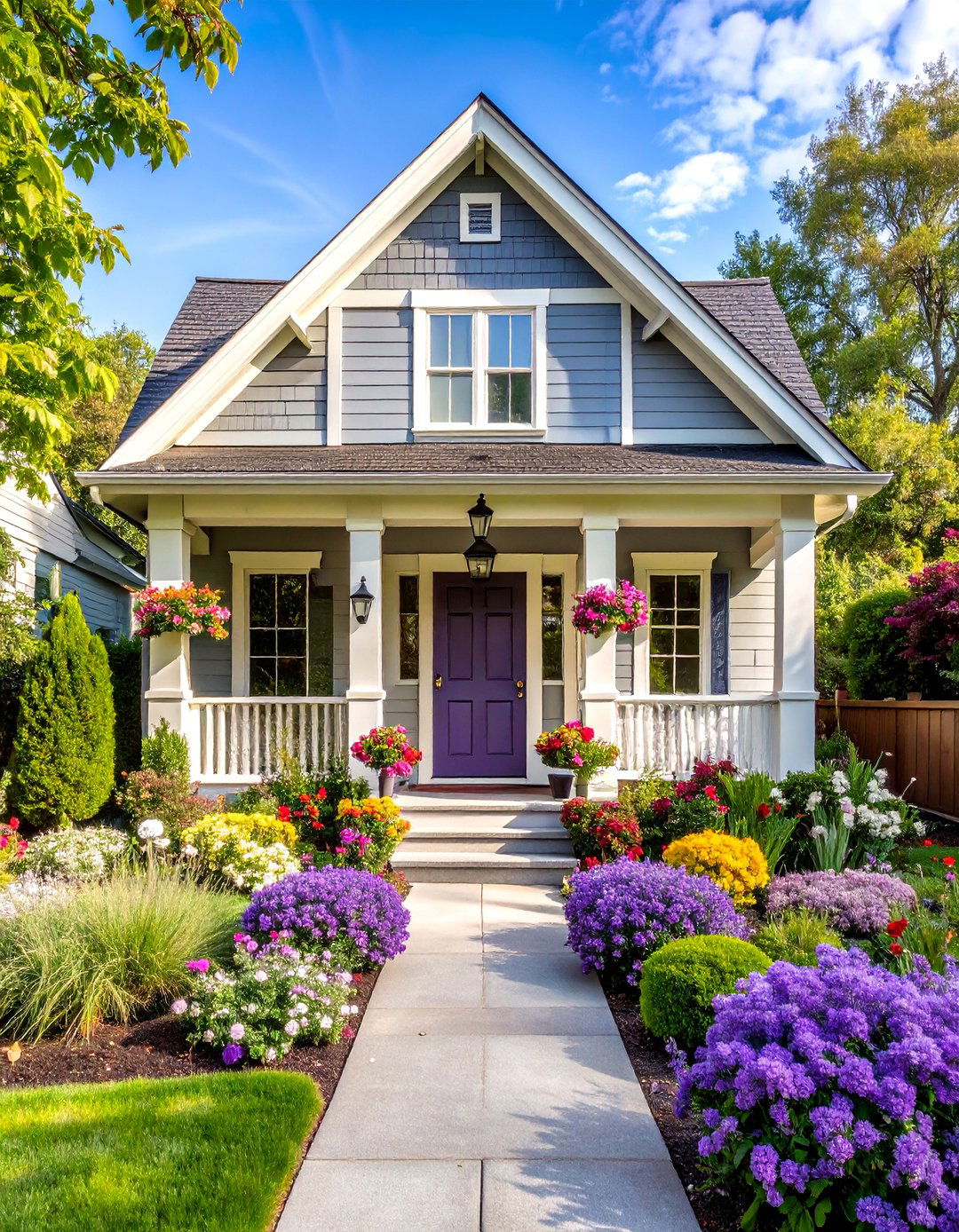 Lavender Gray Serenity - 24 Exterior Color Palettes for Small Homes