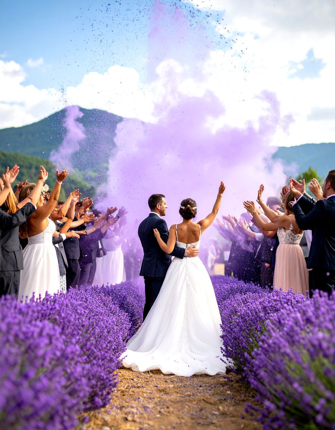 Lavender Toss Send off - 24 Wedding Send-off Ideas