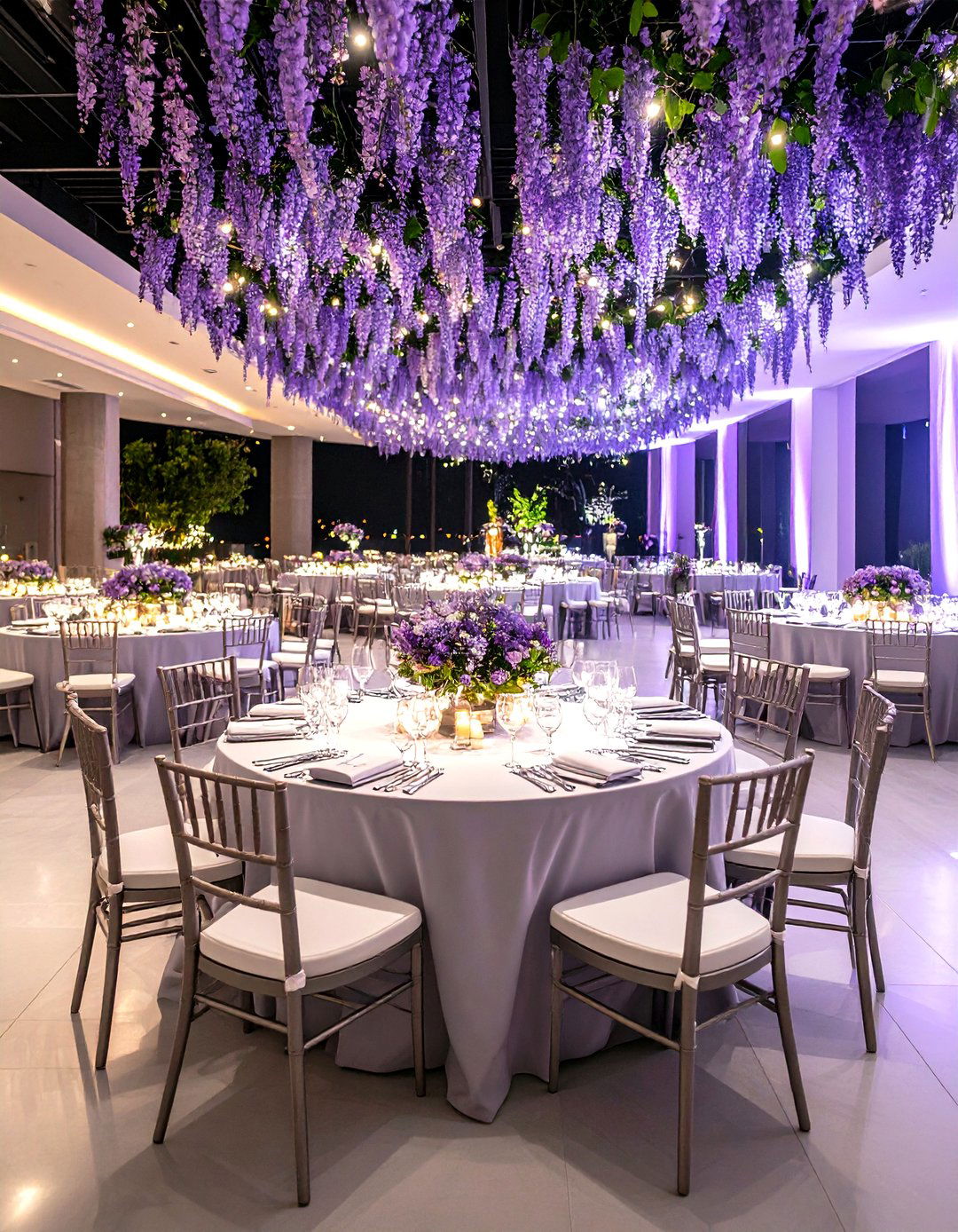 Lavender and Grey Elegant Wedding - 24 Purple Wedding Theme Ideas
