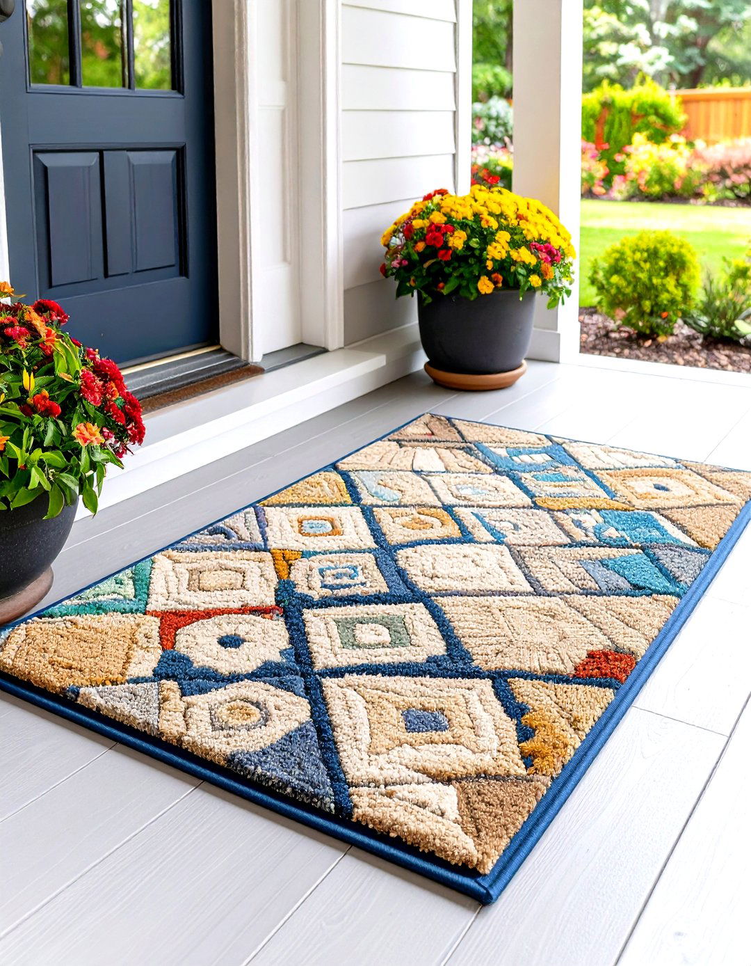 Layered Contemporary Systems - 24 Front Door Mat Ideas