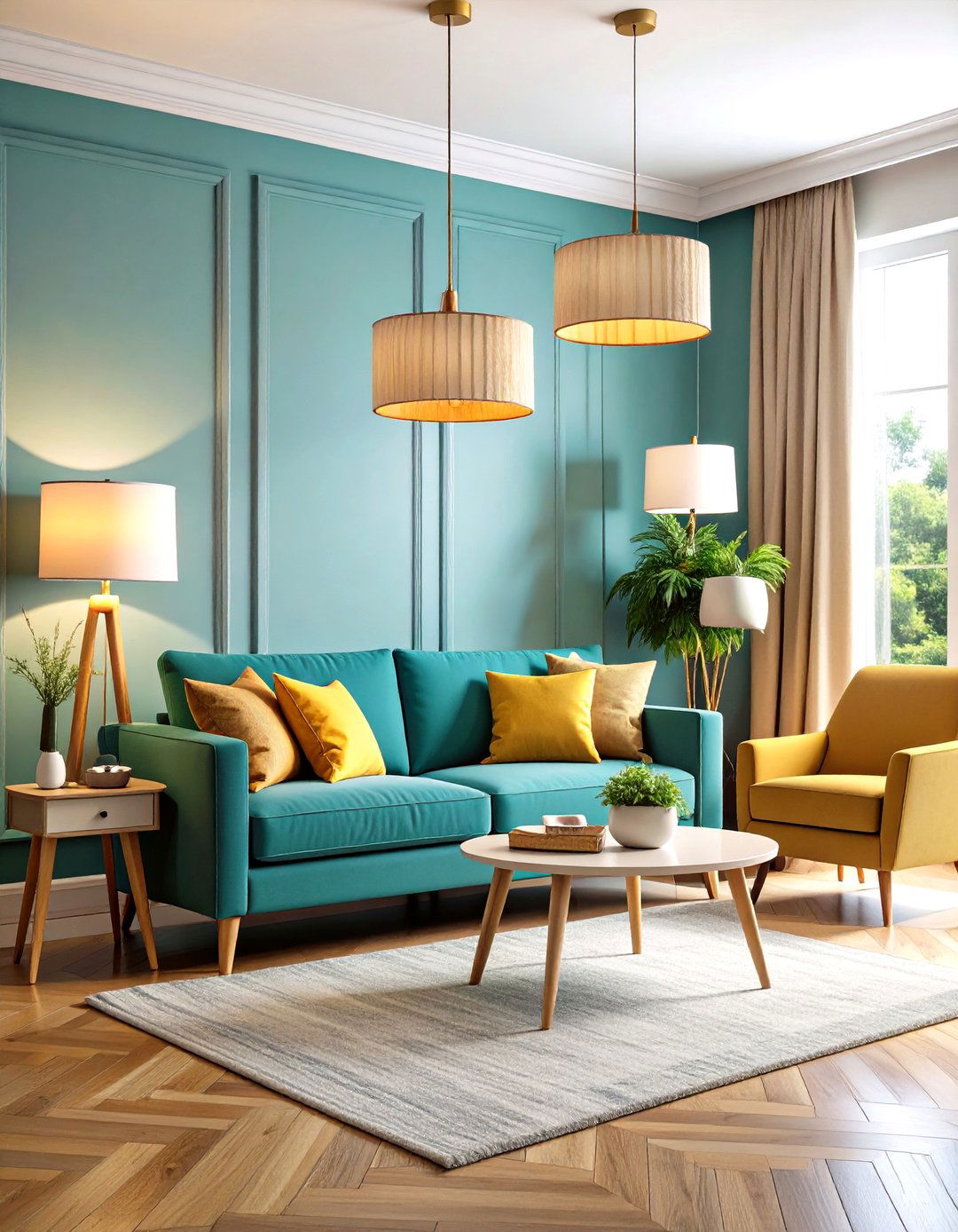Layered Lighting Integration Schemes - 24 Living Room Floor Lamp Ideas and Inspiration
