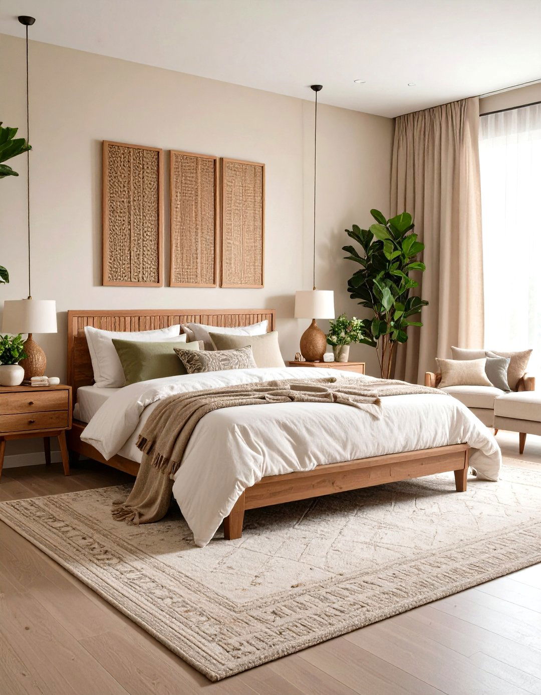 Layered Neutral Bedroom - 24 Neutral Bedroom Ideas
