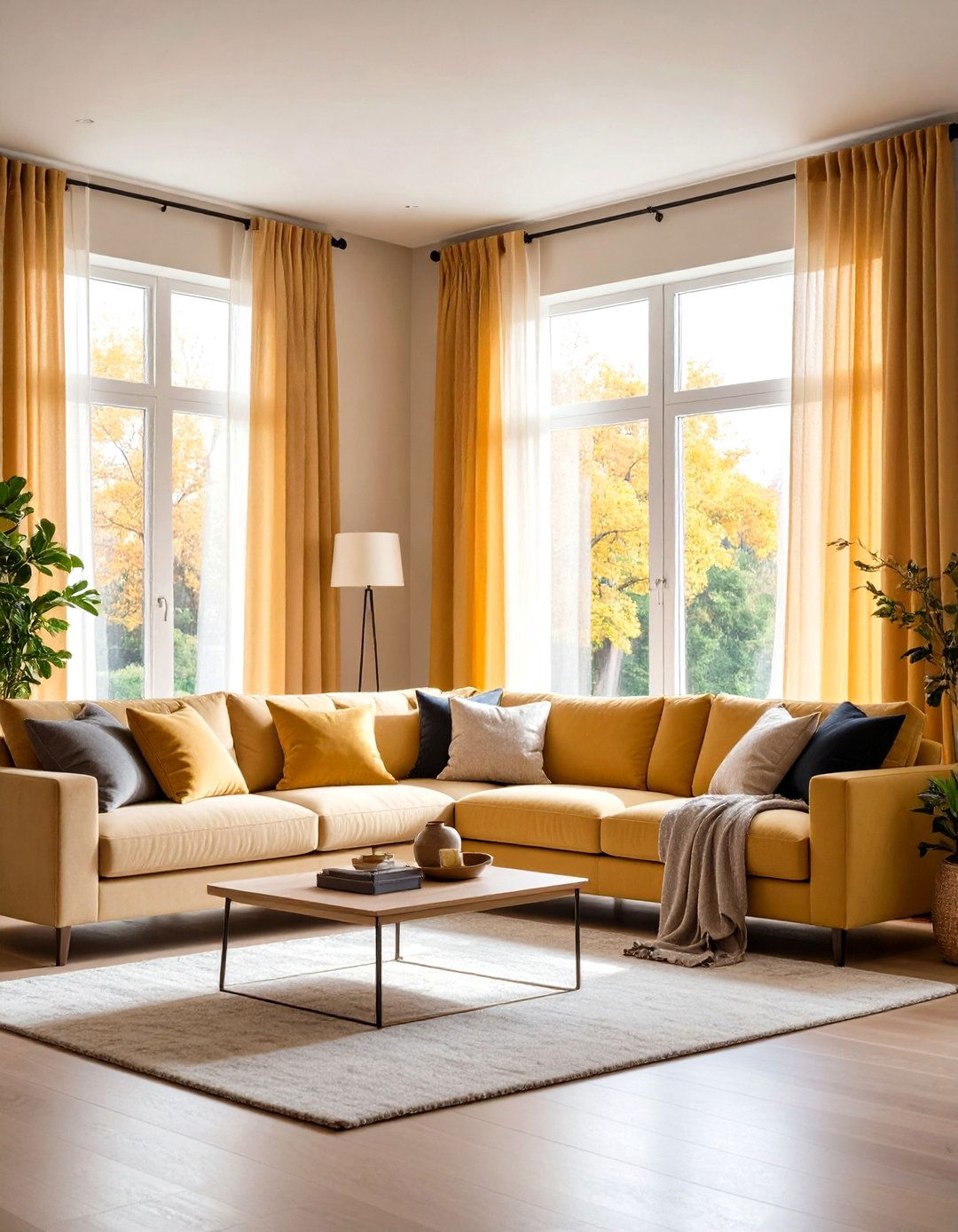 Layered Sheer and Blackout Curtain Combinations - 24 Living Room Curtain Ideas