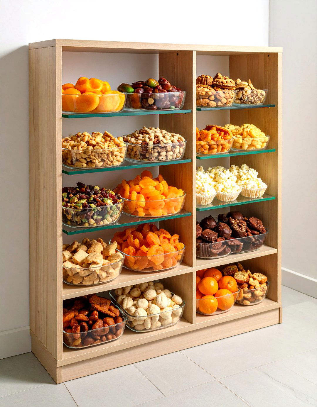 Lazy Susan Snack Station - 24 Snack Storage Ideas