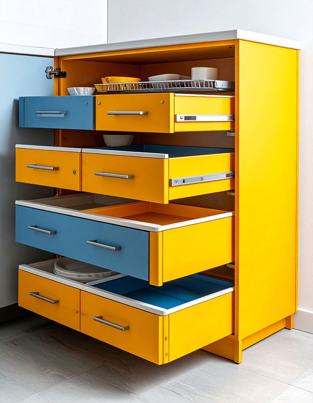 Lazy Susan Turntable System - 24 Laundry Detergent Storage Ideas