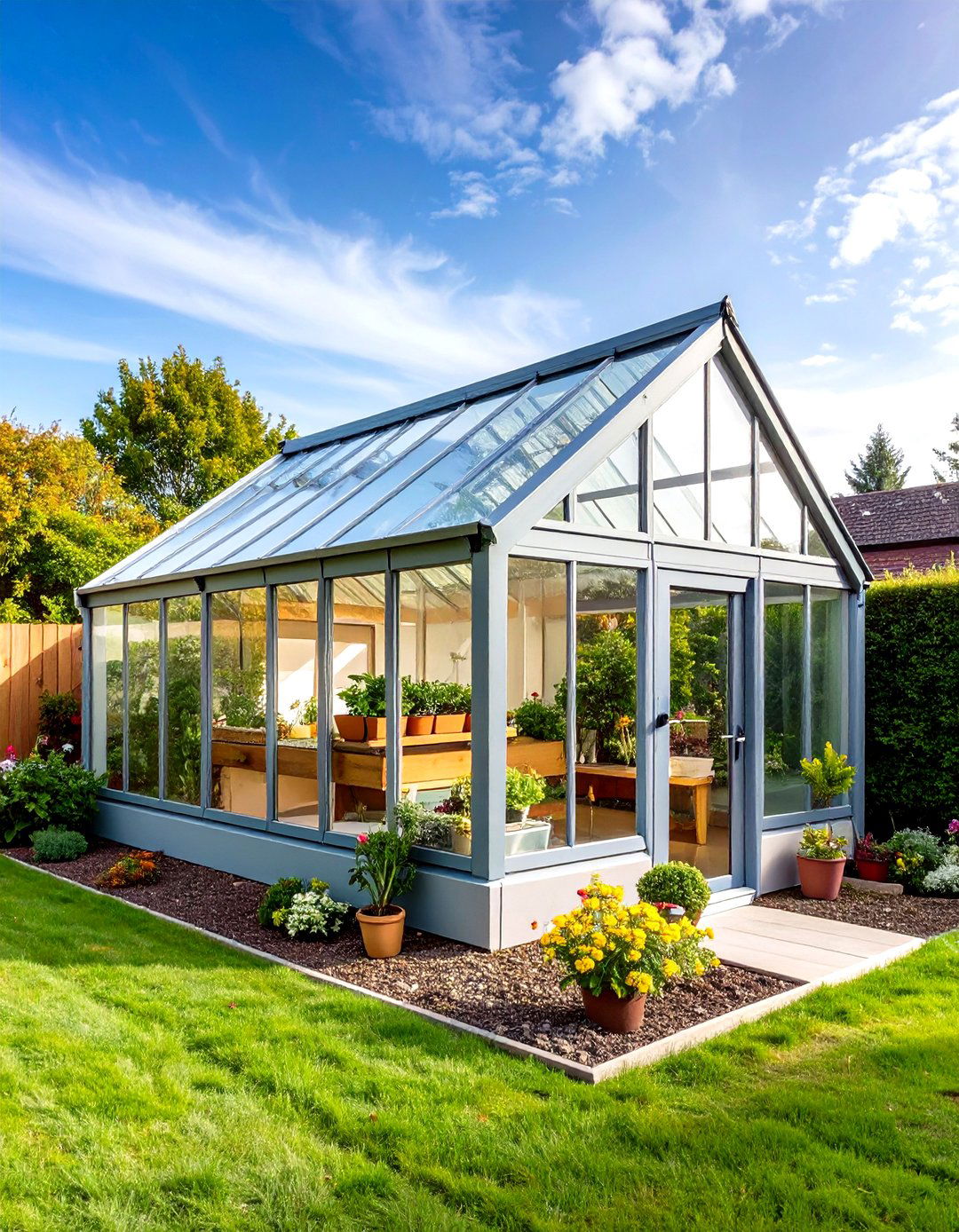 Lean To Greenhouse Against Existing Wall - 24 Greenhouse Ideas