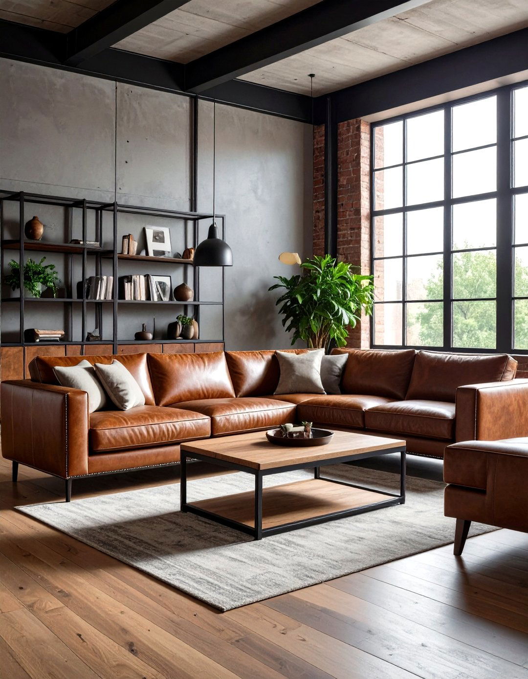 Leather Furniture Collections - 24 Industrial Decor Ideas