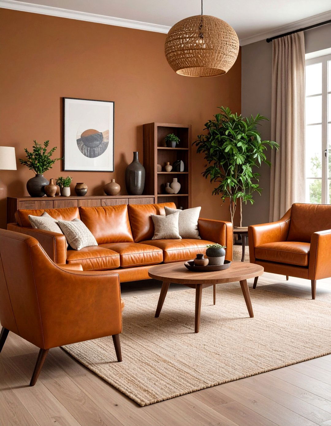 Leather Furniture Living Room - 24 Southwest Living Room Ideas