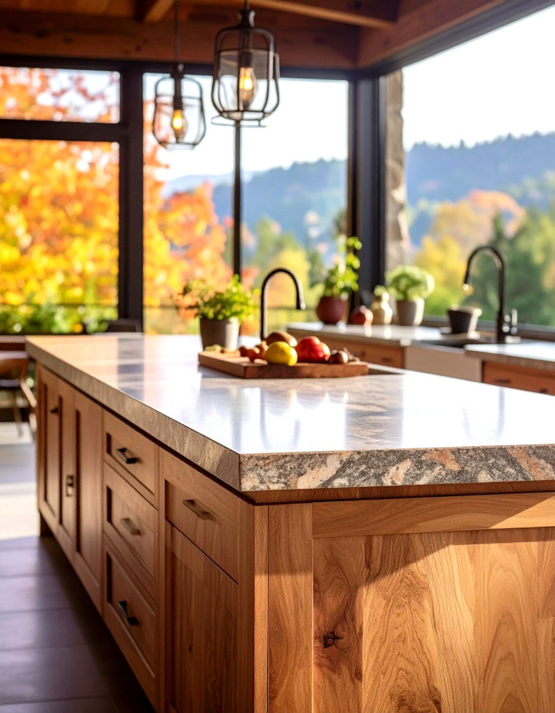 Leathered Stone Textured Surface - 24 Outdoor Kitchen Countertop Ideas