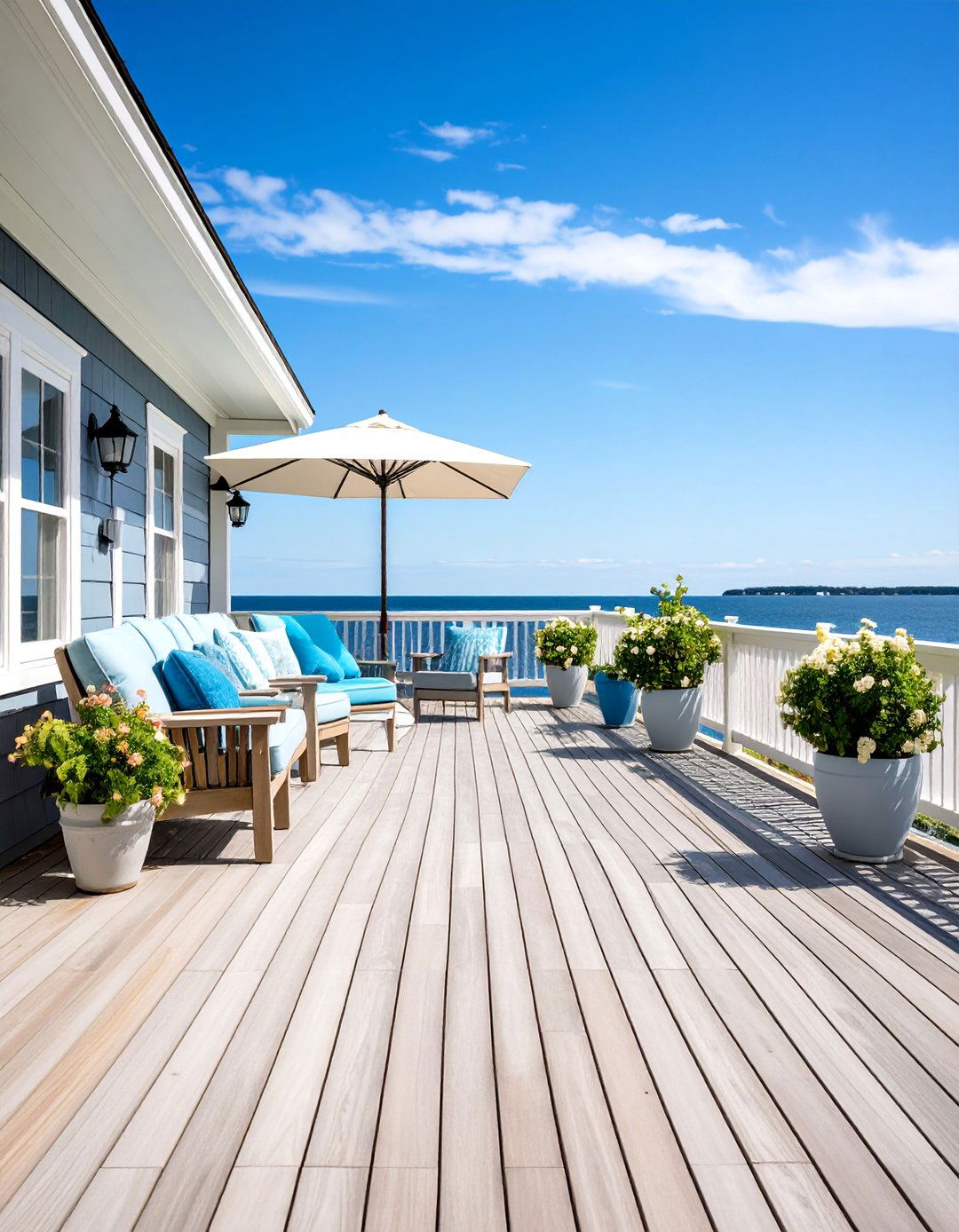 Light Cape Cod Gray Theme - 24 Deck Color Ideas
