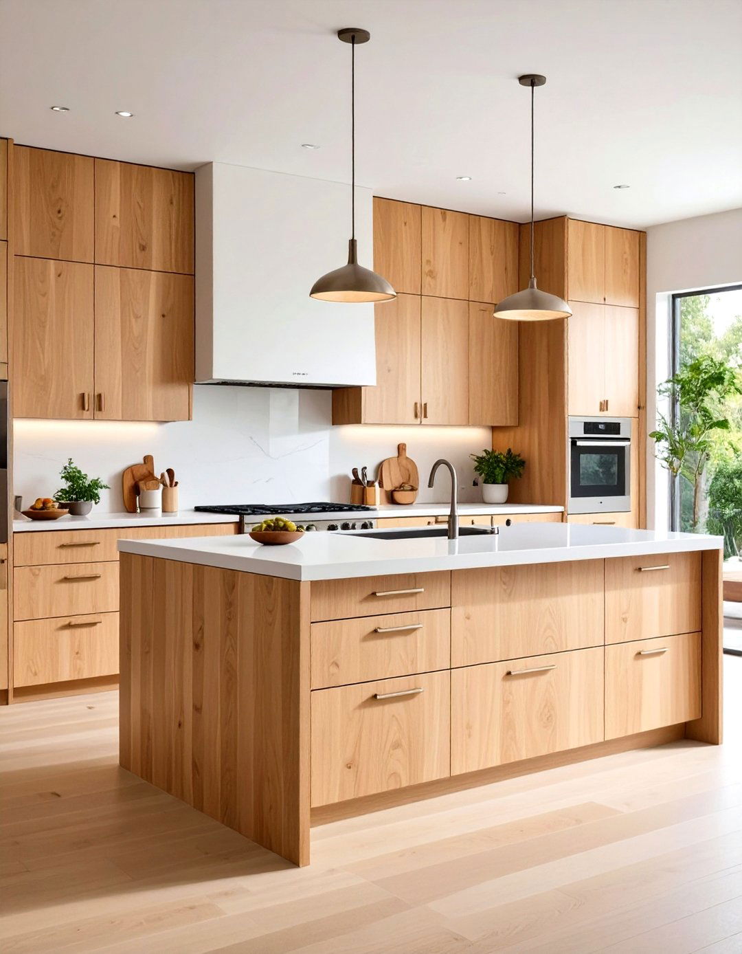 Light Cherry Natural Finish Cabinets - 24 Natural Cherry Kitchen Cabinets